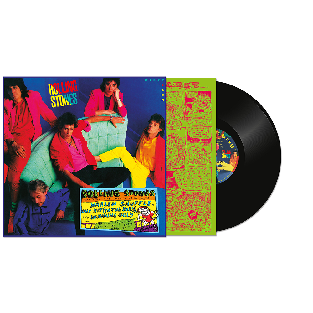 The Rolling Stones Dirty Work Vinyl LP Record - Classic Rock Album for Music Collectors & Vinyl Enthusiasts - Perfect for Home Listening & Gifting