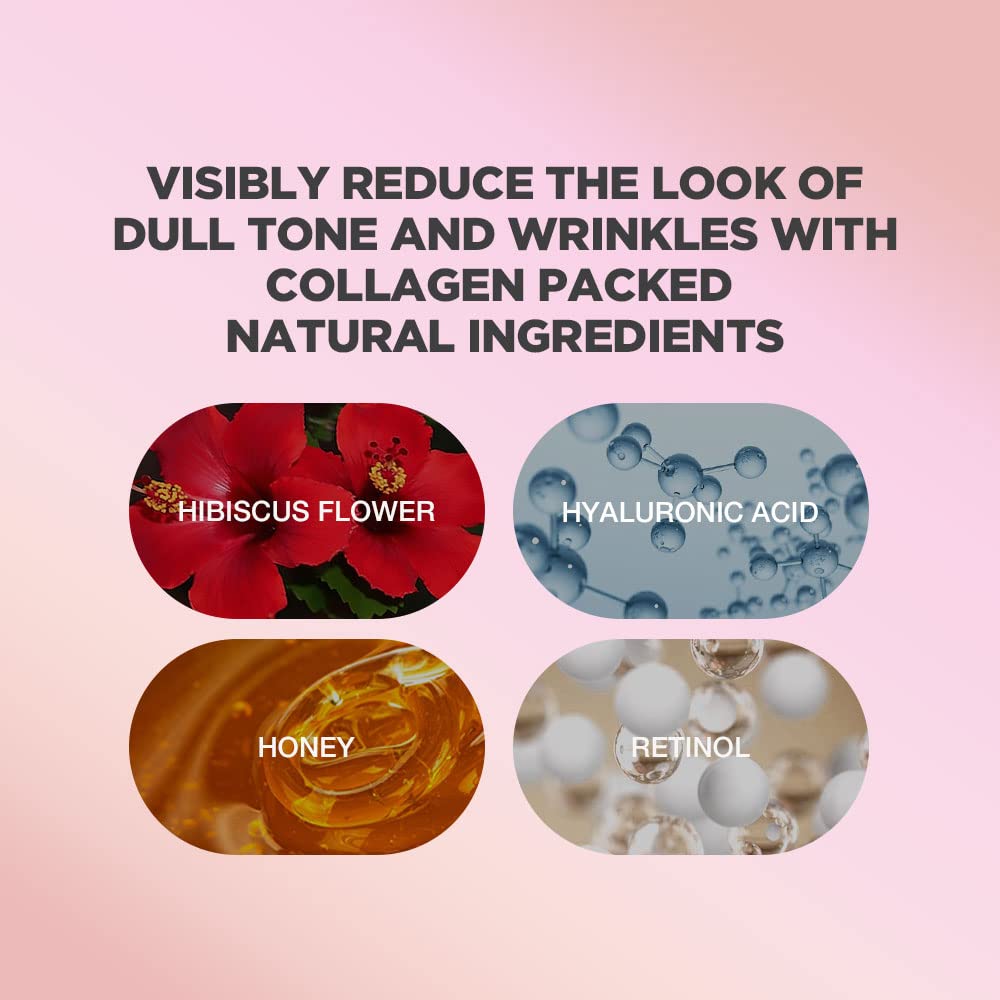 **Hibiscus & Honey Firming Multi Balm Stick with Collagen - Korean K-Beauty Skincare for Face, Neck, Eyes & Lips | Hydrating & Anti-Aging Cream Balm | Use Daily for Firmer, Glowing Skin**