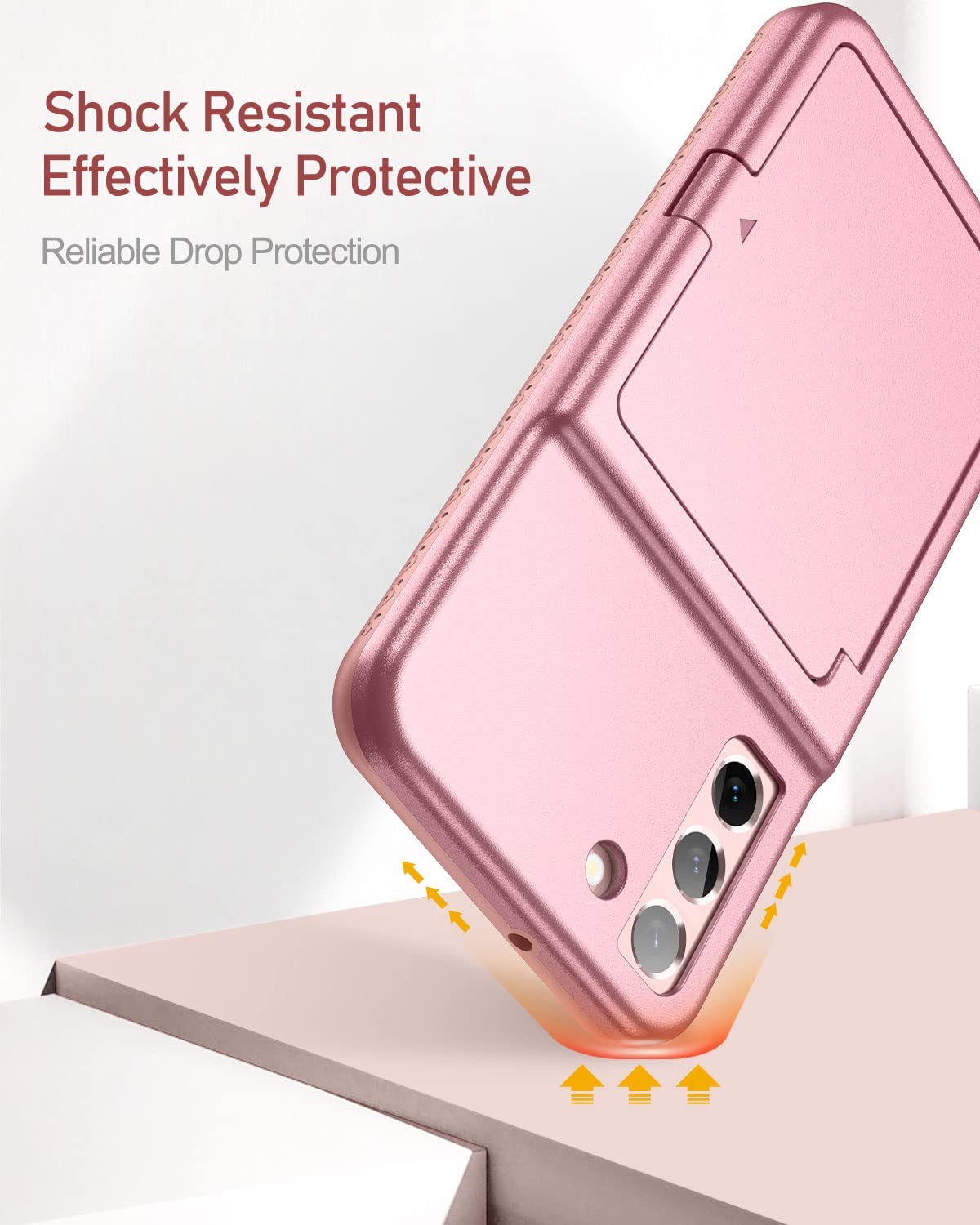 Samsung Galaxy S22 Plus Wallet Case with Hidden Card Slot - Shockproof Protective Cover, Slim Leather Design with Kickstand & Wireless Charging Compatible - Perfect for Business Travel, Commuting and Everyday Use