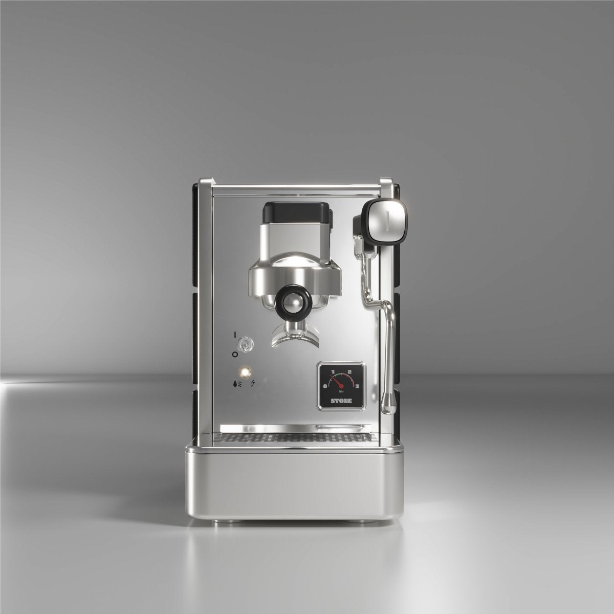 Premium Stone Espresso Machine in Matte Black - Perfect for Home Baristas & Coffee Lovers - Ideal for Kitchens, Offices & Coffee Shops