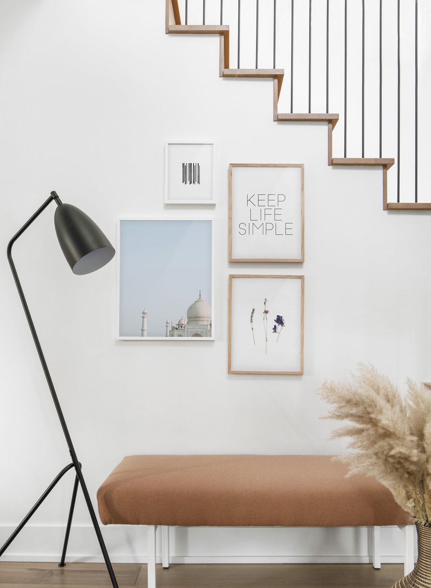 Keep Life Simple Motivational Wall Art Poster - Inspirational Home & Office Decor for Positive Vibes | Perfect for Living Room, Bedroom, or Workspace