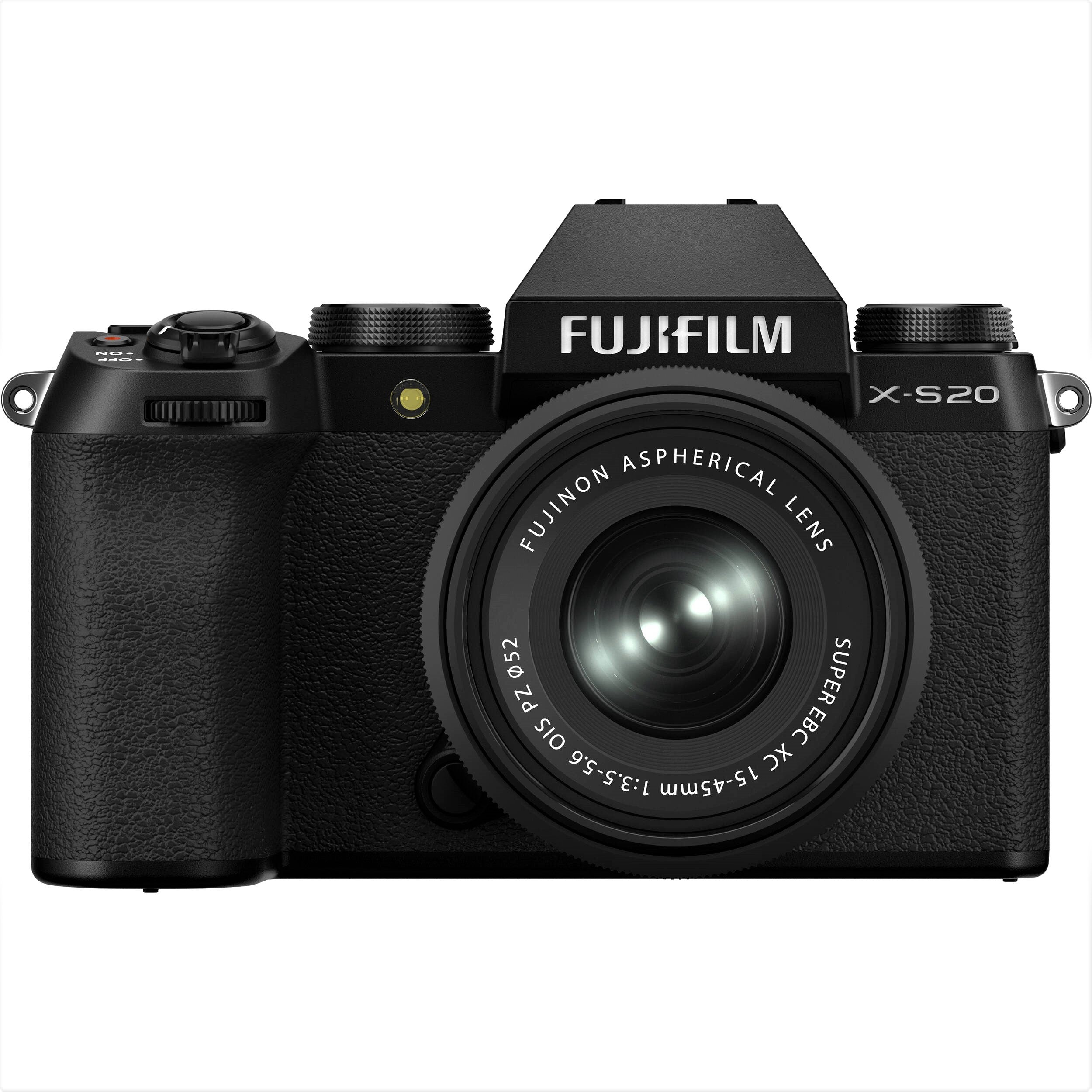 Fujifilm X-S20 Mirrorless Digital Camera with 15-45mm Lens Kit - 26.1MP APS-C Sensor, 4K Video, 5-Axis IBIS, Black - Perfect for Travel, Vlogging & Photography