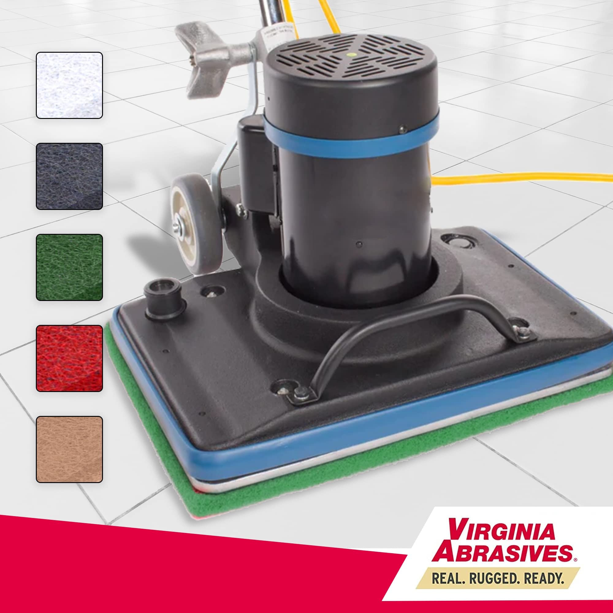 **416-54184 Non-Woven Floor Maintenance Pads - 12x18