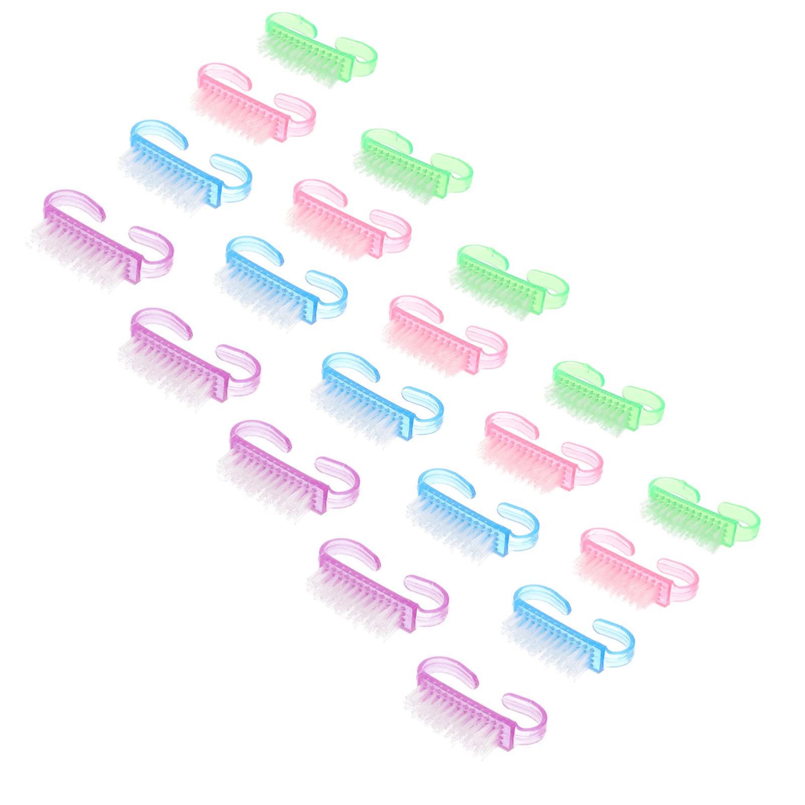 20pcs Professional Nail Brushes for Men & Women - Manicure Pedicure Tools