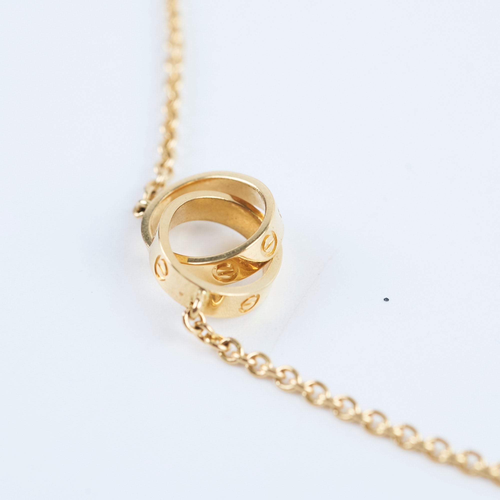 Cartier Baby Love Necklace 18K Yellow Gold Pendant - Elegant Jewelry Gift for Women, Perfect for Valentine's Day, Anniversary & Special Occasions