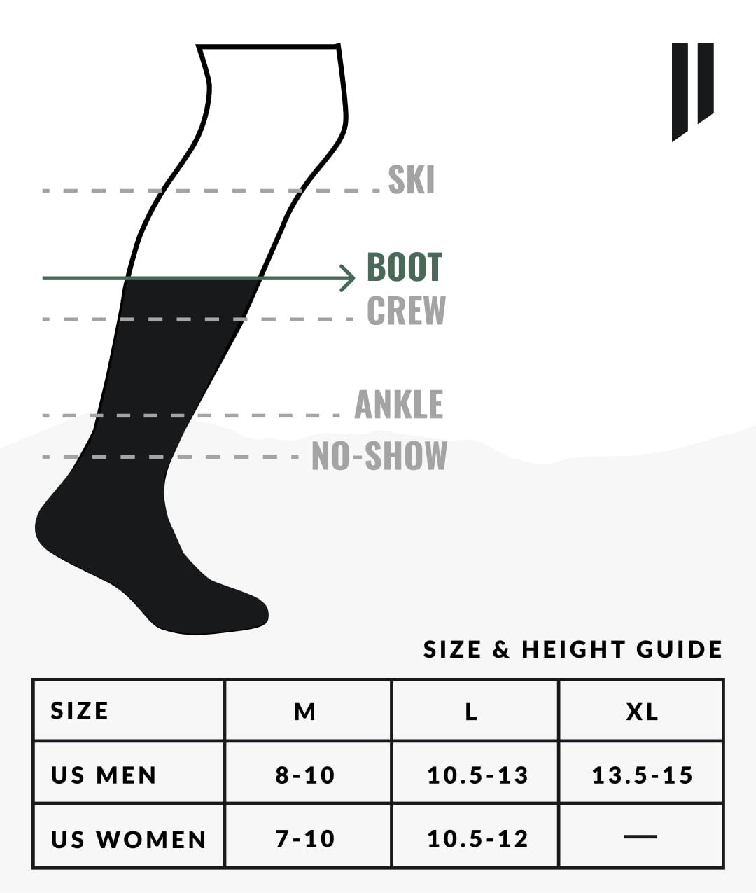 HOLLOW Alpaca Boot Socks for Men & Women - Moisture Wicking, Temperature Regulating Hiking & Running Socks - Perfect for Outdoor Adventures & Cold Weather Activities