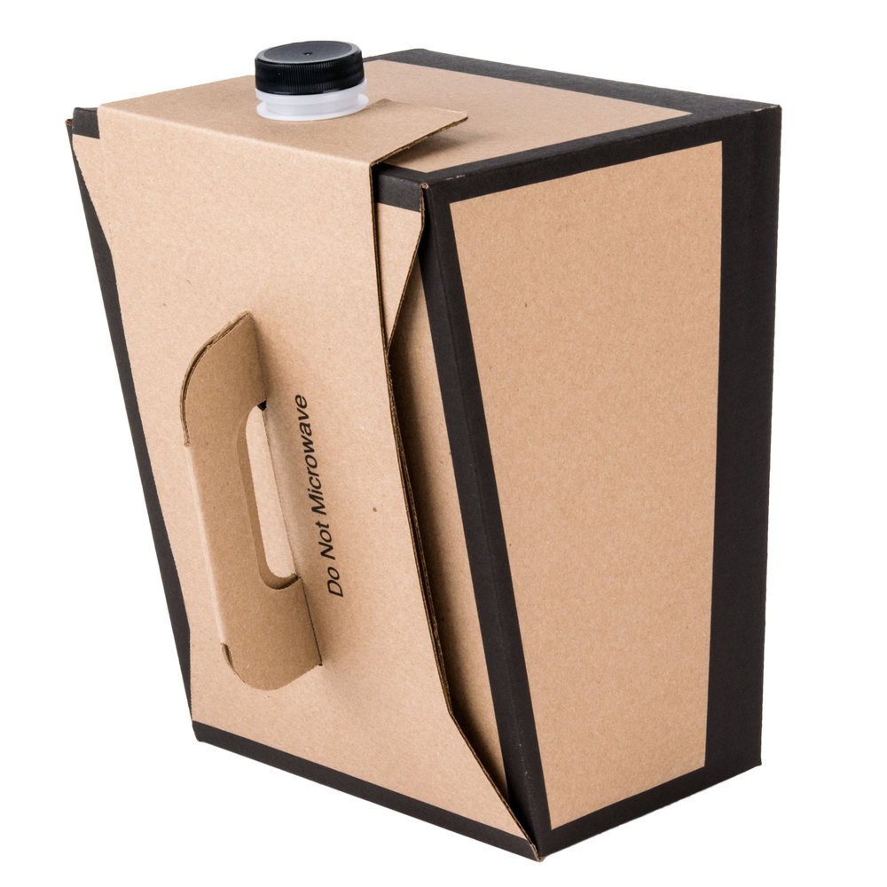 LBP 6999 160 oz (5 Liter) Large Coffee Take Out Containers - 5 Pack Bulk Disposable Hot Drink Cups for Restaurants, Cafes & Catering - Perfect for Iced Coffee, Tea & Cold Beverages To-Go