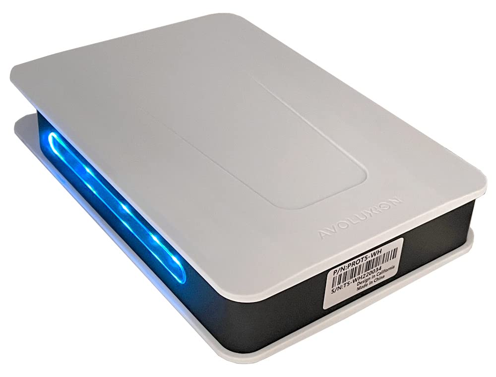 PRO-T5 Series 4TB USB 3.0 External Hard Drive for PS5 & Gaming - Portable Storage Solution with Fast Data Transfer (White) | 2 Year Warranty | Perfect for PS5 Game Storage, PC Gaming & Backup