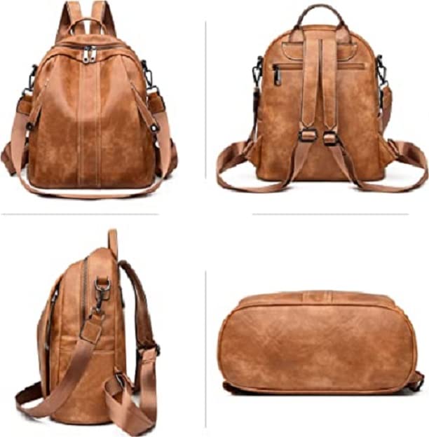 LAVISHOR Women's Fashion Backpack Purse - PU Leather Multipurpose Shoulder Bag & Handbag for Travel, College, Work | Vegan Leather Casual Backpack for Women & Girls | Perfect for Daily Use, Commuting, and Weekend Getaways