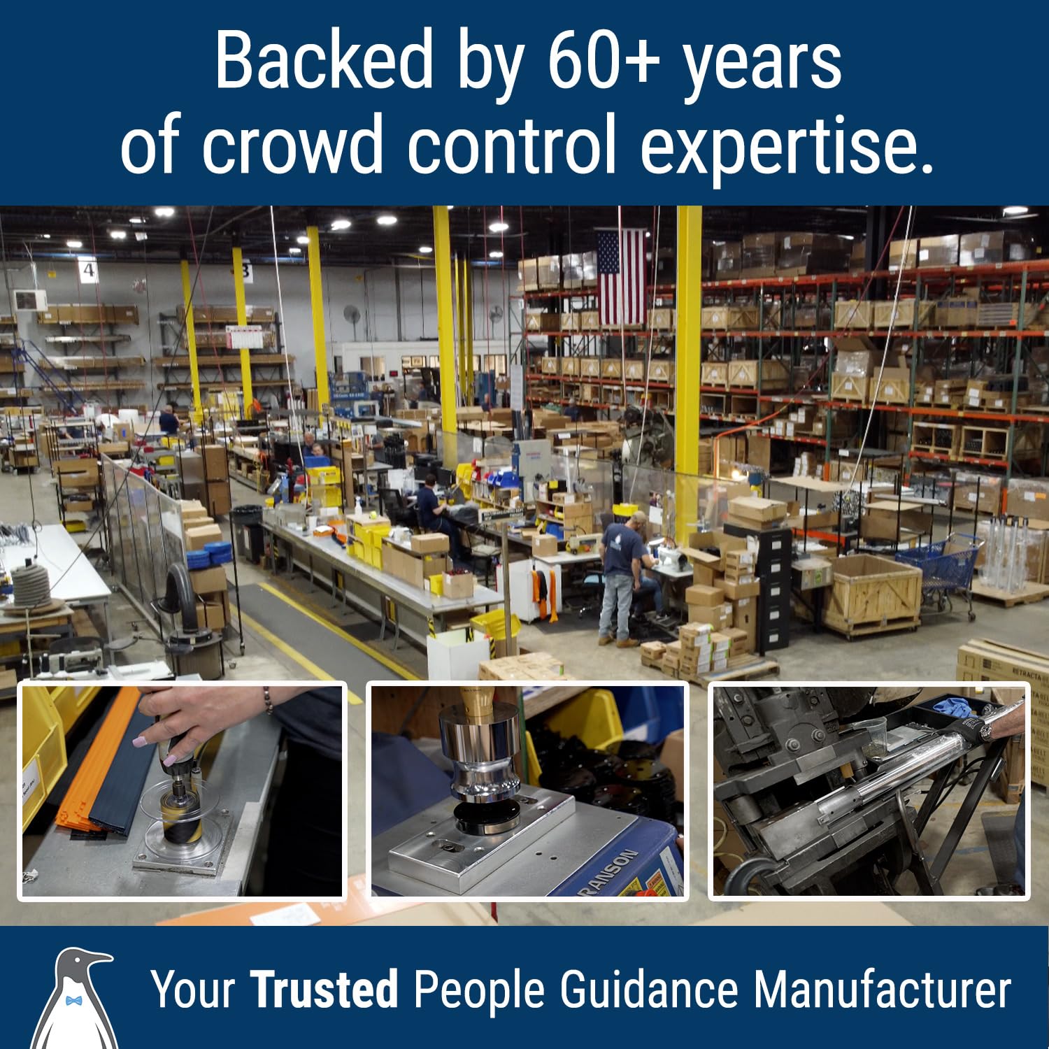 WM412 Retractable Belt Wall Mounted Crowd Control Barrier - 15ft Red Belt with Smooth Black Finish for Queue Management | Perfect for Retail Stores, Events, and Public Spaces