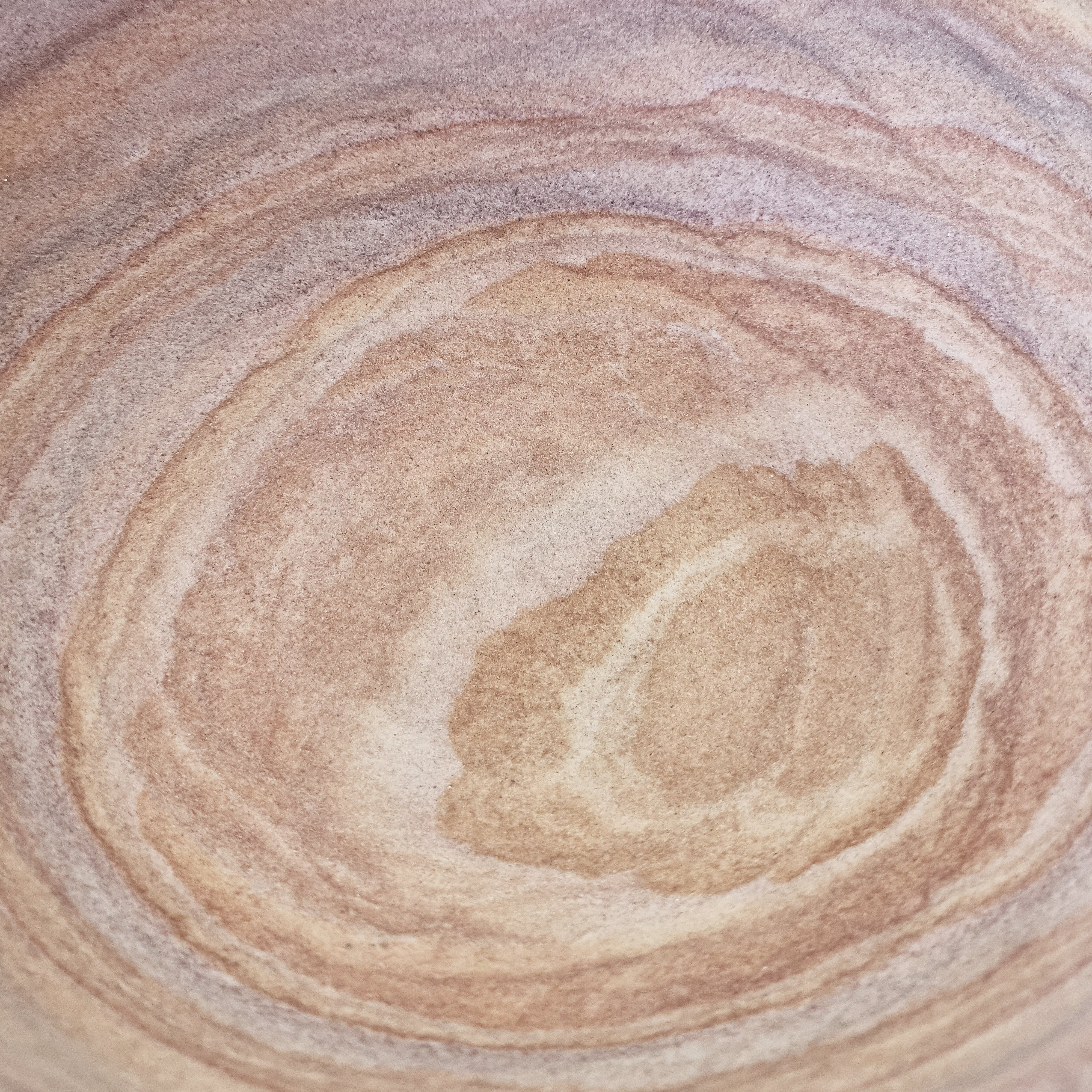Rainbow Sandstone Riley Bowl - 20x20x7.5cm Handcrafted Decorative Bowl for Home Decor, Centerpiece, Gift, Meditation & Crystal Healing