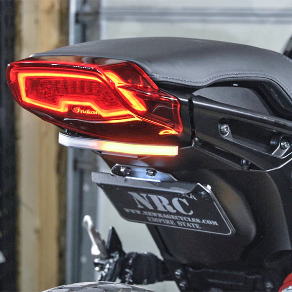 Indian FTR 1200 Fender Eliminator Kit (2019-Present) - Sleek Rear Fender Removal for Custom Motorcycle Look - Perfect for Street Riding and Custom Builds