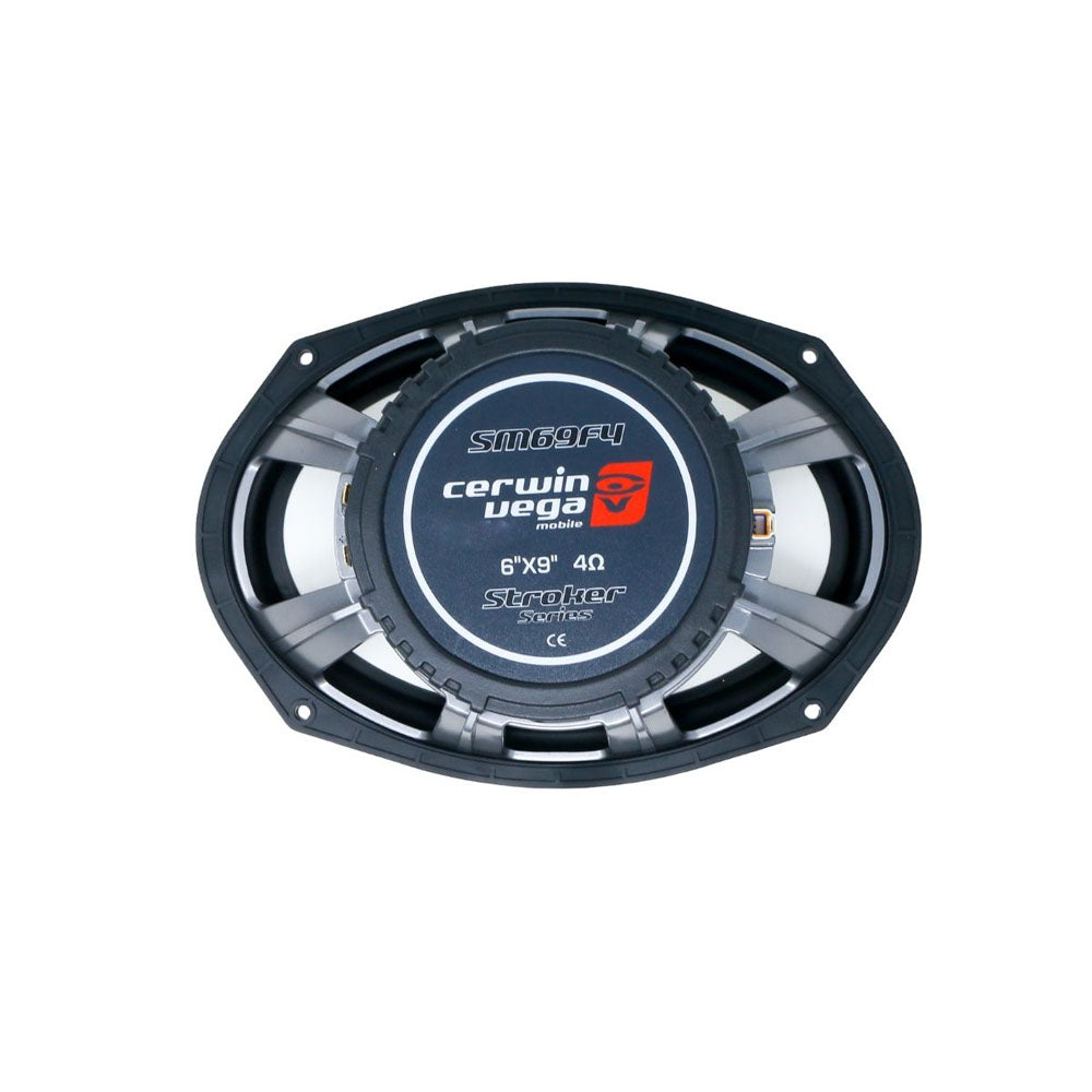 Cerwin Vega SM69F4 600W Peak 6x9 Inch 2-Way Marine Coaxial Speakers with RGB LED Lighting - 300W RMS Power, Waterproof Audio for Boats (Refurbished) | Perfect for Marine Stereo Upgrades & Outdoor Entertainment Systems
