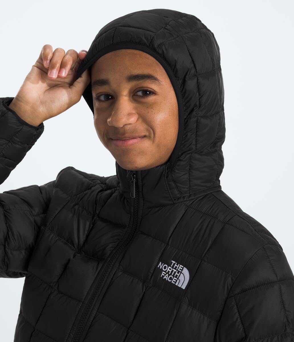 The North Face Boys' Thermoball Hooded Jacket - Lightweight Insulated Winter Jacket for Kids (Little Big Kid) - Perfect for Outdoor Activities, School & Cold Weather Adventures