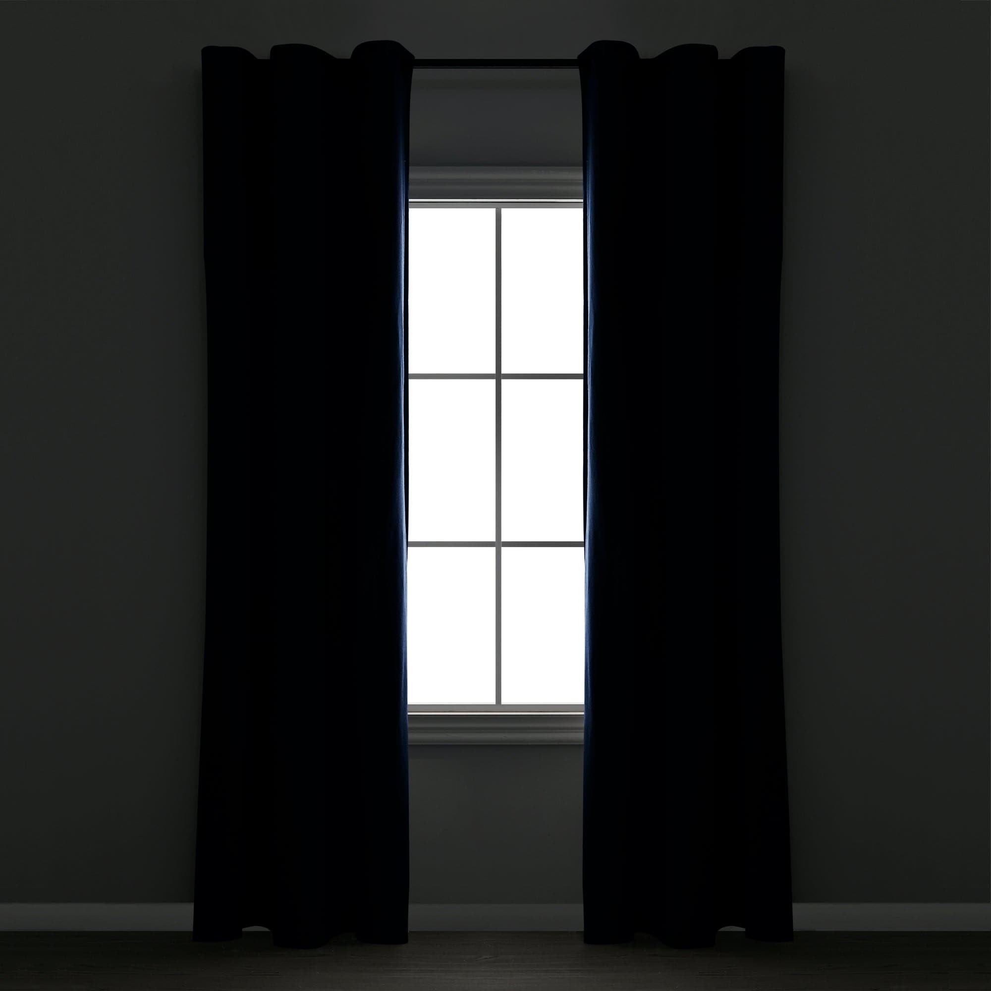 Blackout Curtains for Bedroom - Thermal Insulated Faux Linen Window Panels with Grommet Top for Noise Reduction & Light Blocking - Perfect for Home, Office, and Nursery