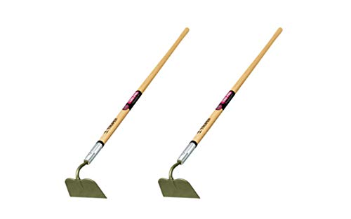 TRU PRO Forged Garden Hoe - Heavy Duty Weeding Tool for Gardening, Landscaping & Farming - Durable Steel Construction with Ergonomic Handle - Perfect for Soil Cultivation, Weed Removal & Vegetable Gardens