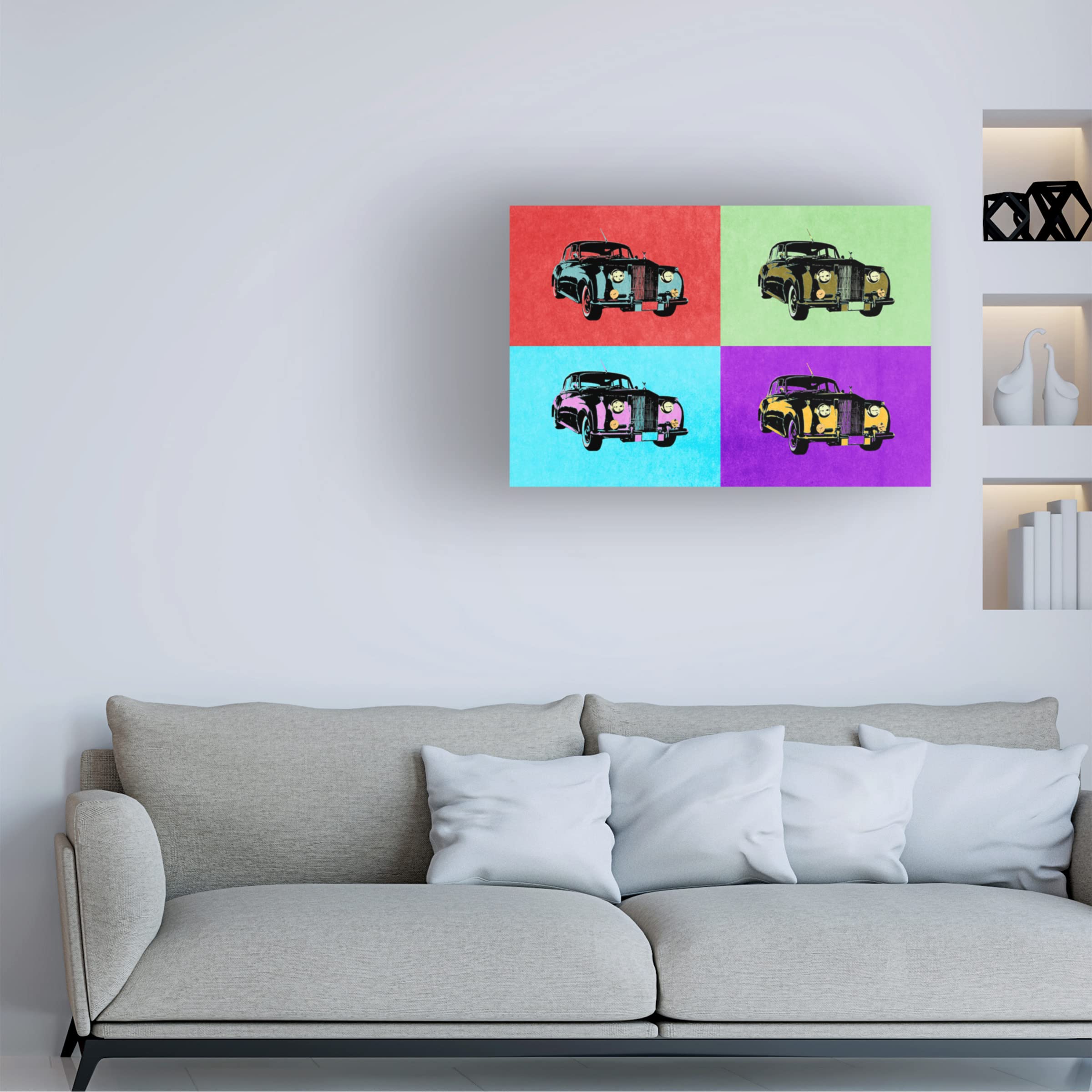 Annie Warren Pop Art Classics IV Canvas Art Print - Vibrant Modern Wall Decor for Living Room, Bedroom & Office | Trademark Fine Art Collection