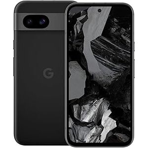 Google Pixel 8a 128GB Unlocked Smartphone - Obsidian Black | T-Mobile Compatible | Fast 5G, AI Camera, All-Day Battery for Streaming & Gaming
