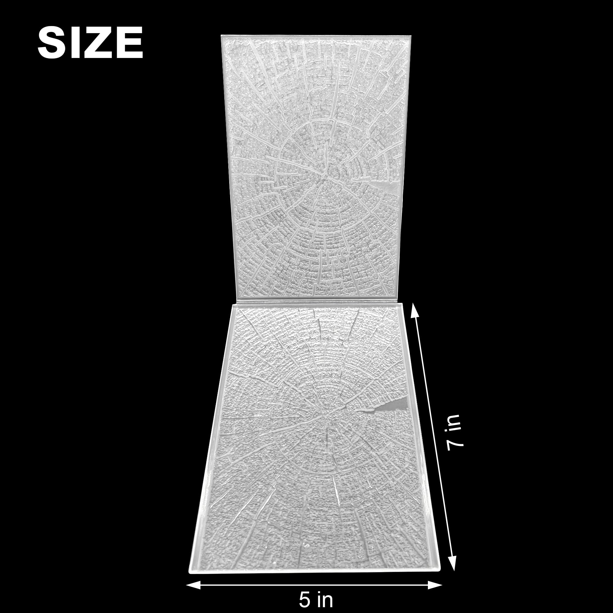 Wood Grain Embossing Folders for Card Making, Scrapbooking & Stamping - DIY Paper Craft Supplies for Greeting Cards, Invitations, Journals & Home Decor Projects