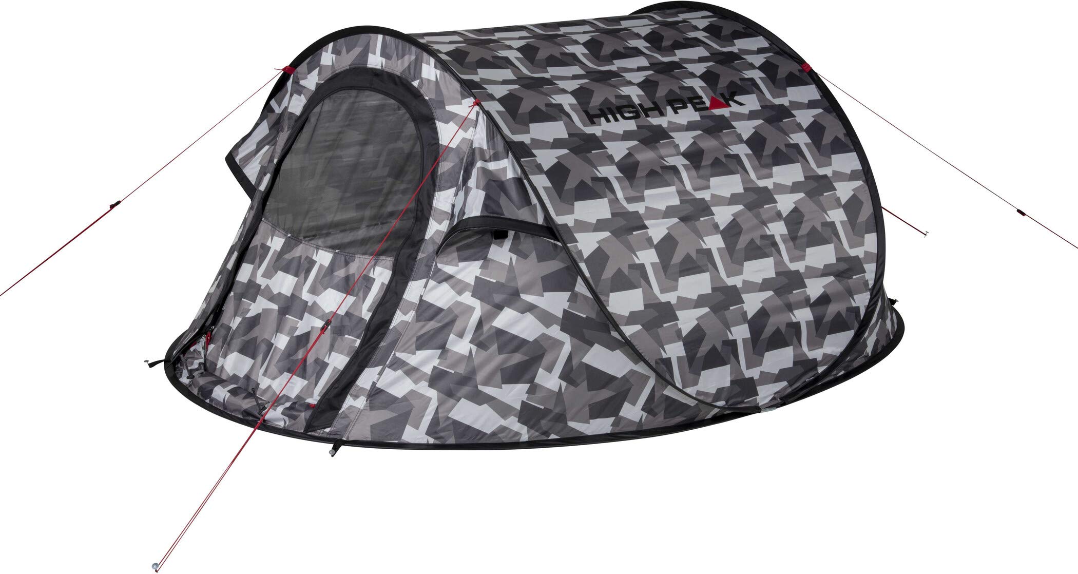 High Peak Vision 2 Pop Up Tent for 2 Person - Ultralight Instant Setup Camping Tent with 2000mm Waterproof, UV60 Sun Protection & Ventilation System - Perfect for Festivals, Backpacking, and Outdoor Adventures