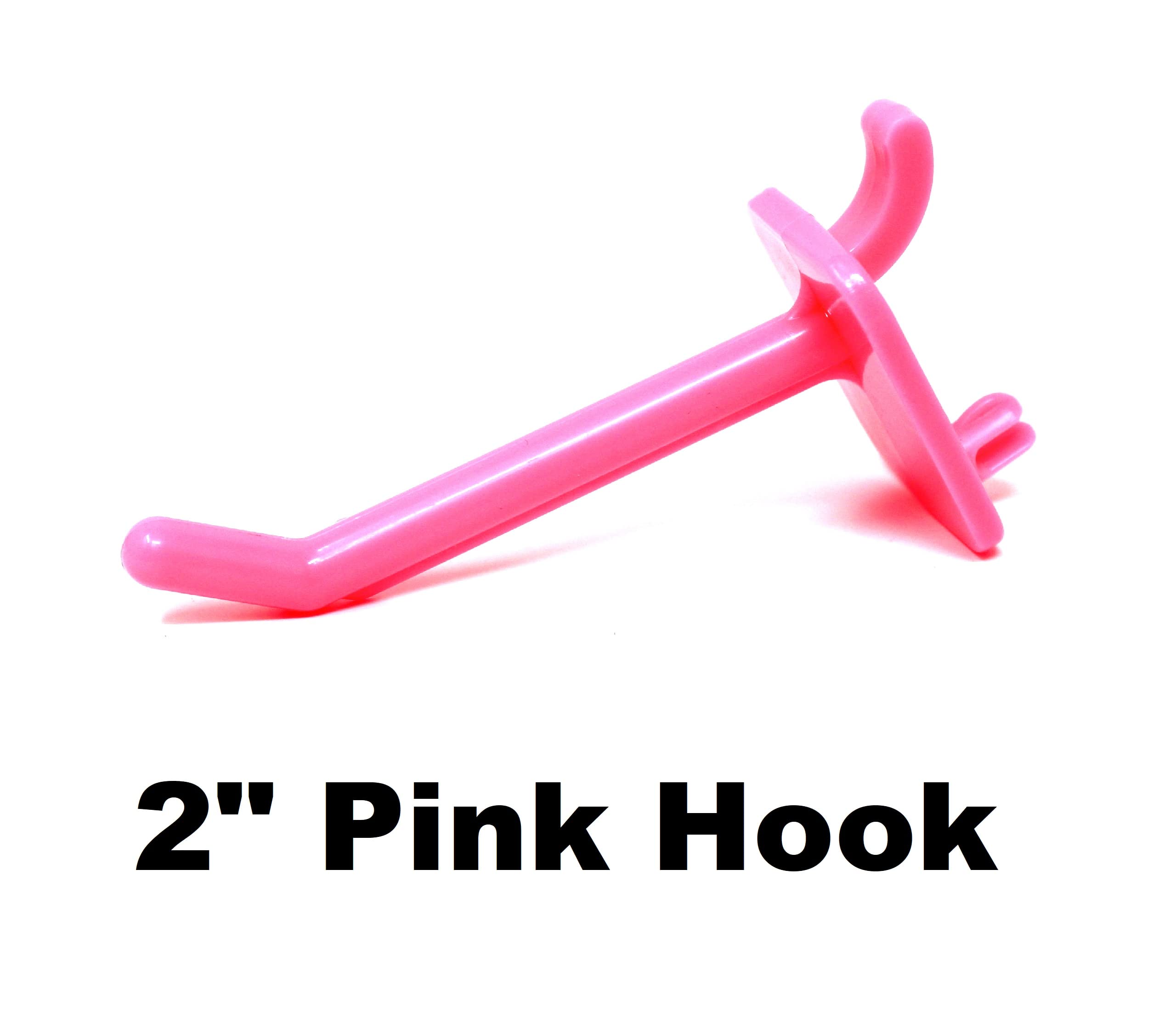 JSP Manufacturing Pink Plastic Pegboard Hooks - 2