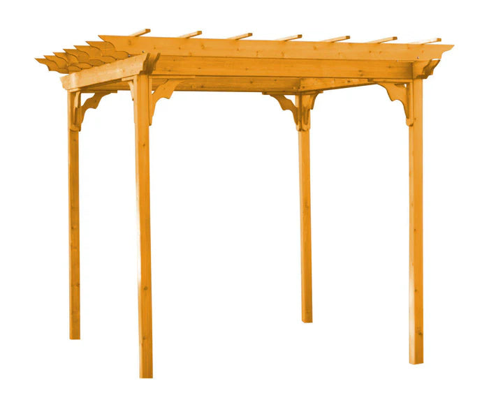 Regallion Outdoor Wooden Pergola Kit with Swing Hangers - 6x8, 8x8 & 8x10 Sizes - Perfect for Backyard, Garden, Patio & Deck Shade Structure