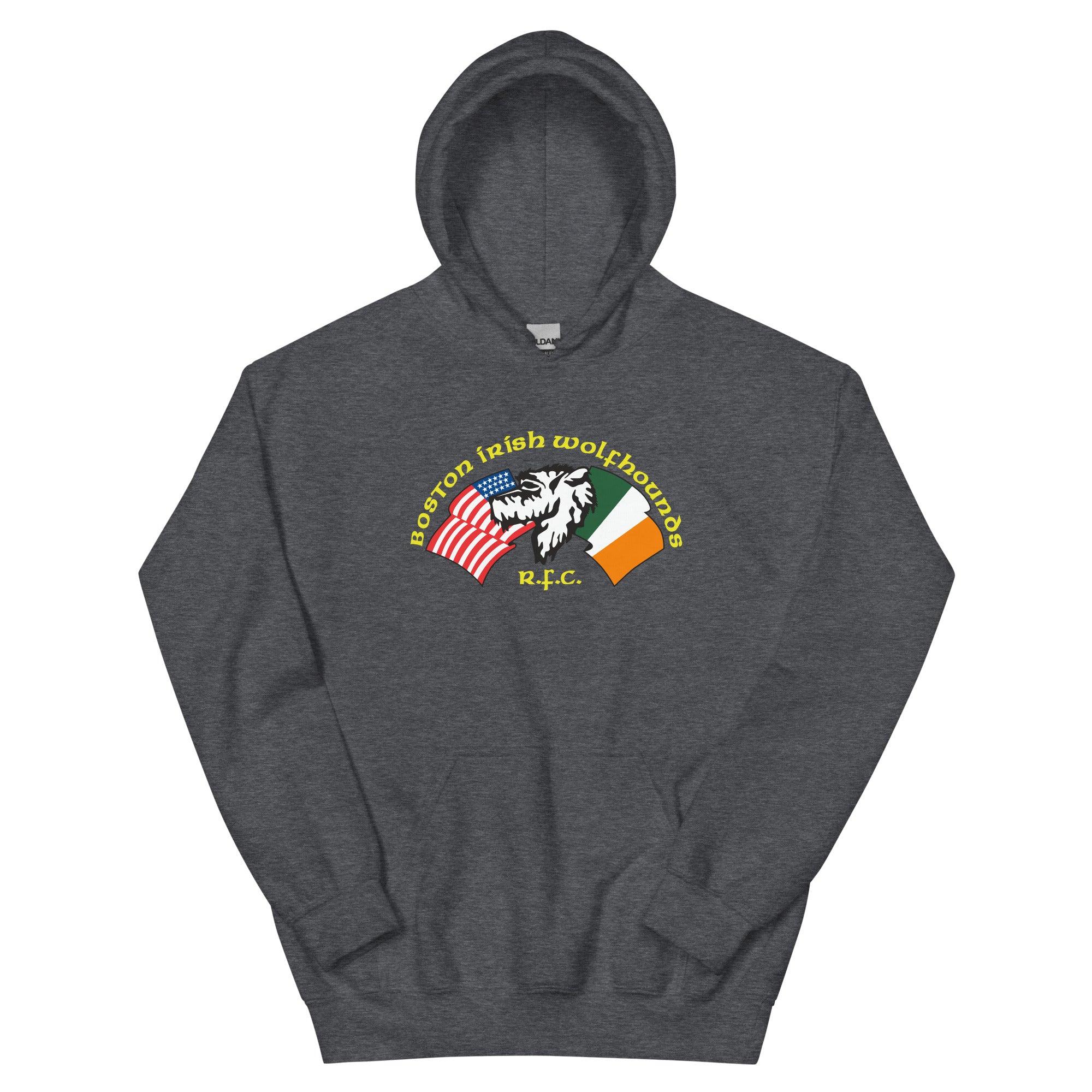 Boston Irish Wolfhounds YRFC Heavy Blend Hoodie - Premium Pullover Sweatshirt for Men & Women - Cozy Fleece Lining - Perfect for Football Games, Tailgating & Outdoor Activities