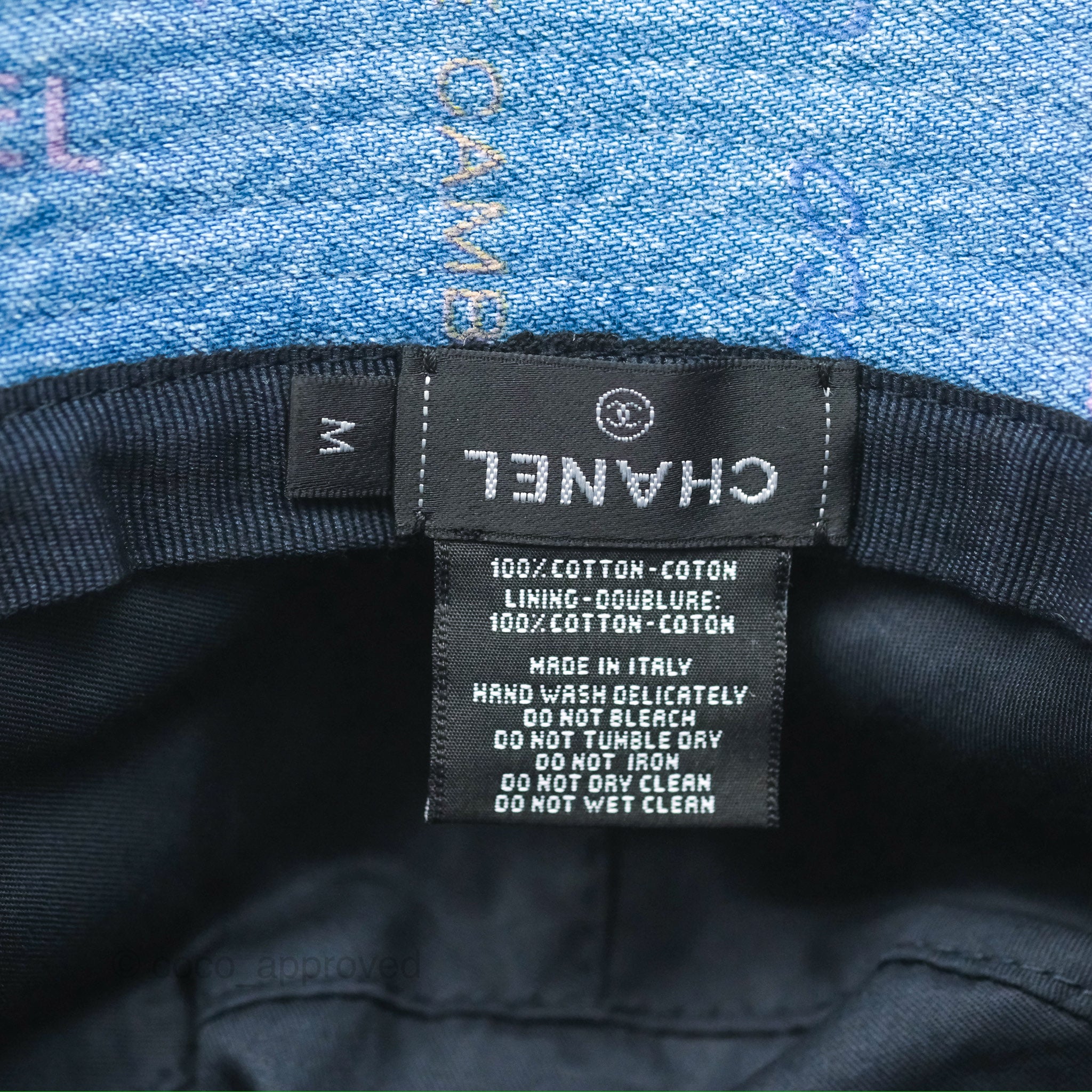 Chanel CC Logo Denim Bucket Hat 22S Collection - Fashionable Summer Accessory for Women | Beach, Travel & Street Style Outfit