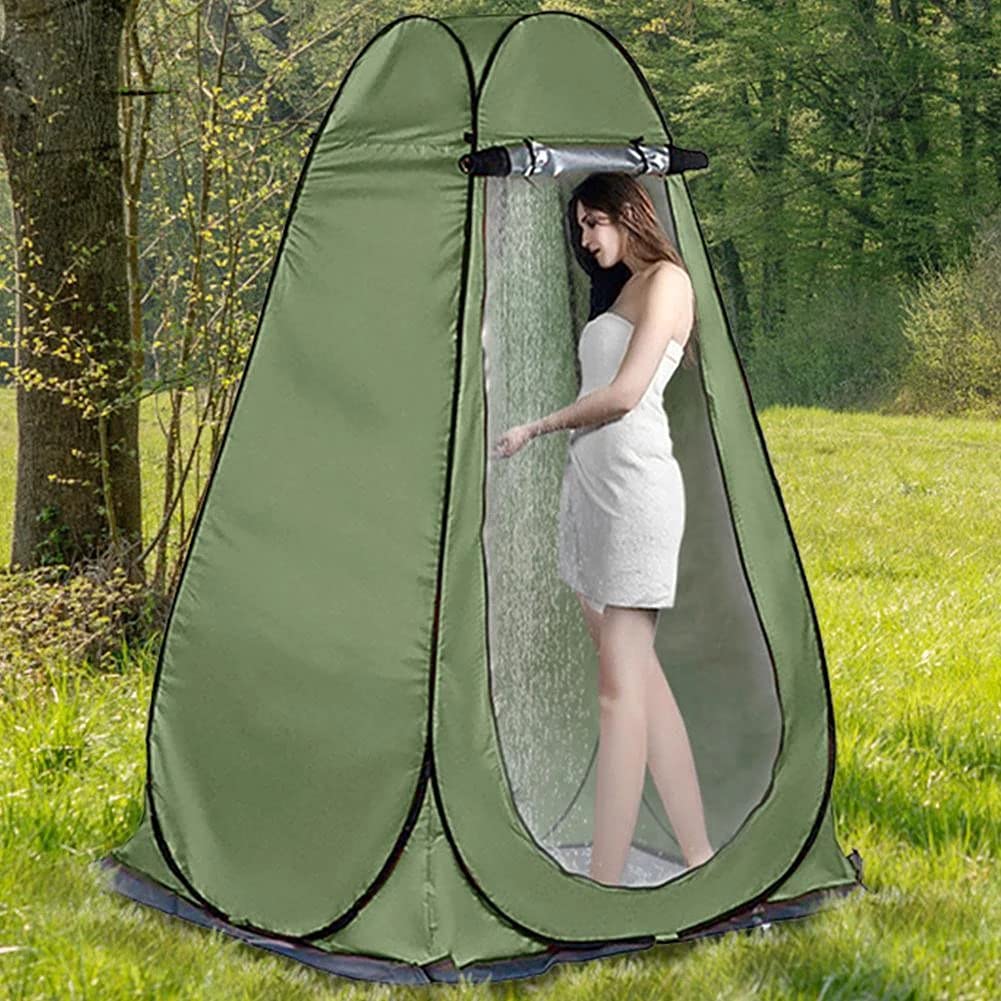 Foldable Privacy Shelter Tent for Portable Toilet, Shower & Changing Room - Lightweight & Sturdy Camping Privacy Tent with Carry Bag for Camping, Beach & Outdoor Adventures
