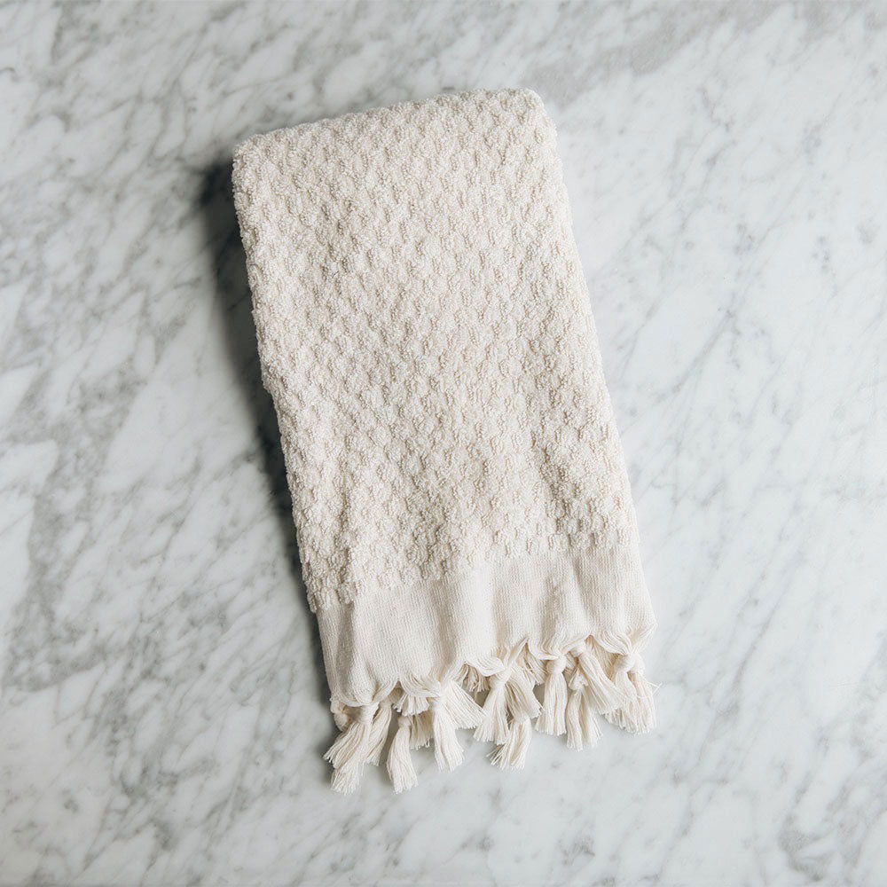 Premium Handwoven Turkish Cotton Bath Towel - Soft, Absorbent & Quick-Drying with Natural Dot Pattern - Perfect for Spa, Beach & Luxury Bathroom Use