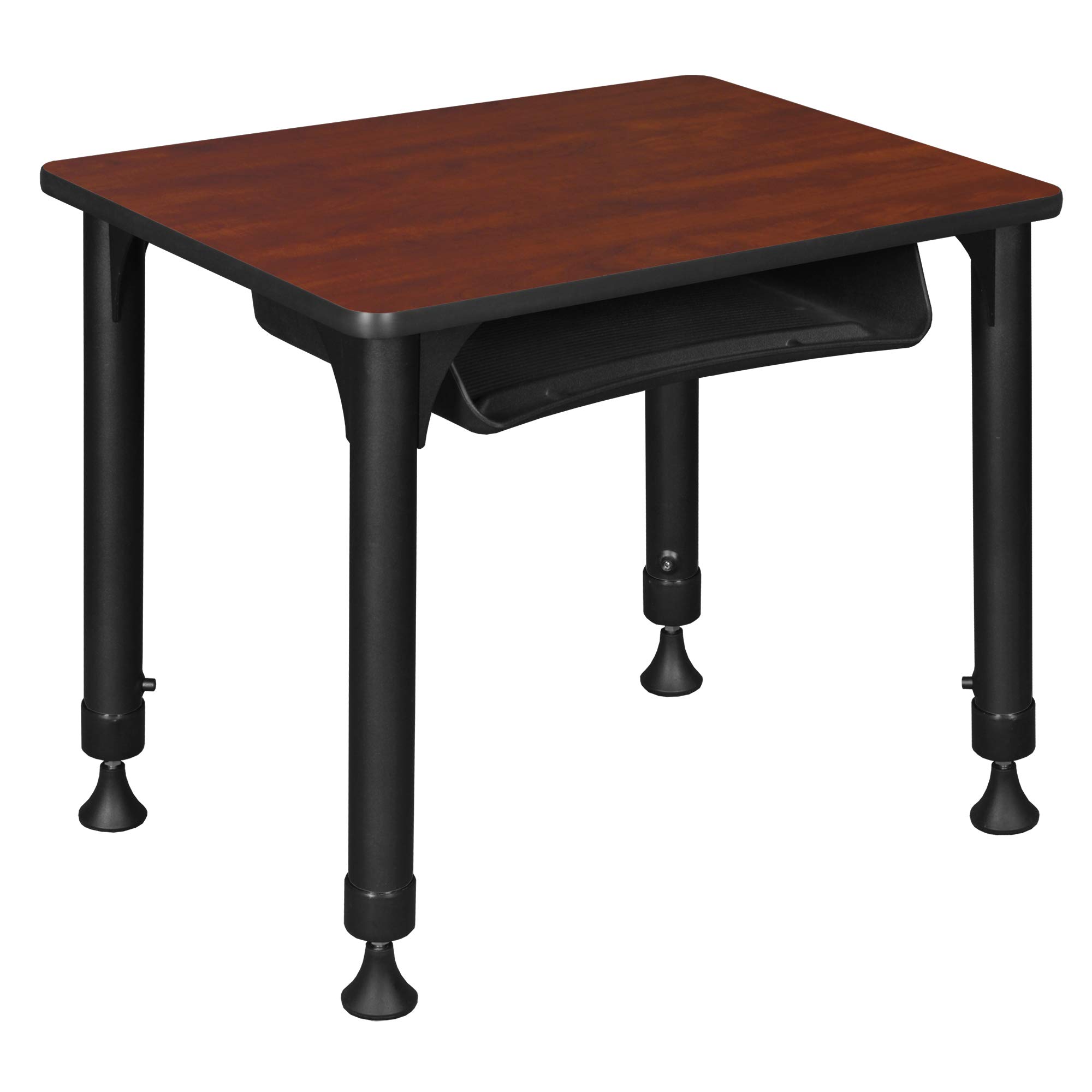 Regency Height Adjustable Rectangular Student Desk with Storage - 18.5