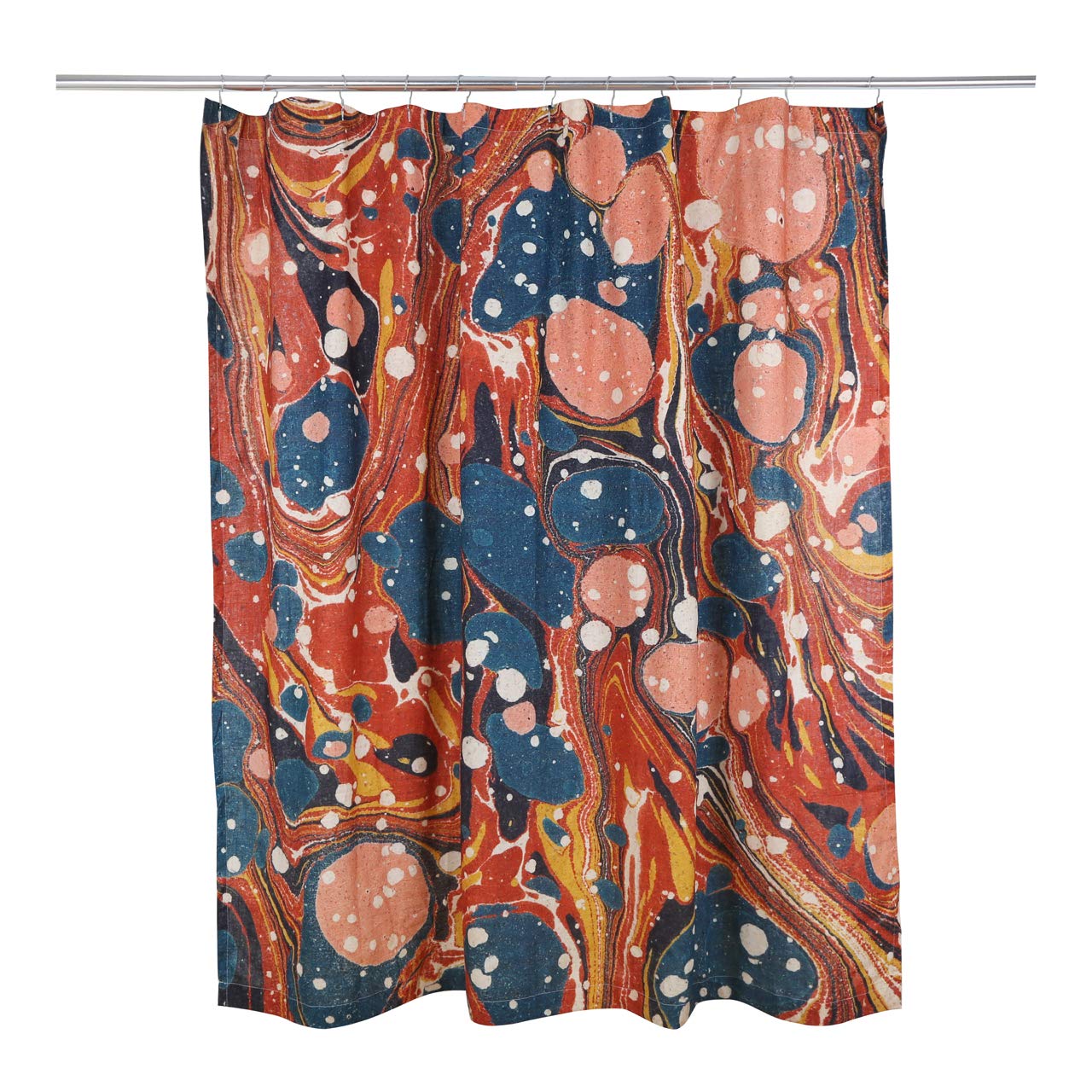Waterproof Marble Pattern Shower Curtain - Elegant Bathroom Decor for Modern Homes | Perfect for Spa-Like Showers & Stylish Bathroom Upgrades