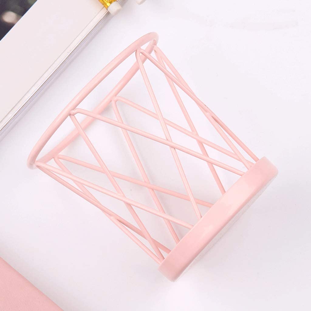 Iron Wire Hollow Pen Holder - Large Capacity Office & Student Desk Organizer for Pencils, Pens, Stationery - Perfect Gift for Students & Professionals (Ideal for Home, Office, School & Study Spaces)