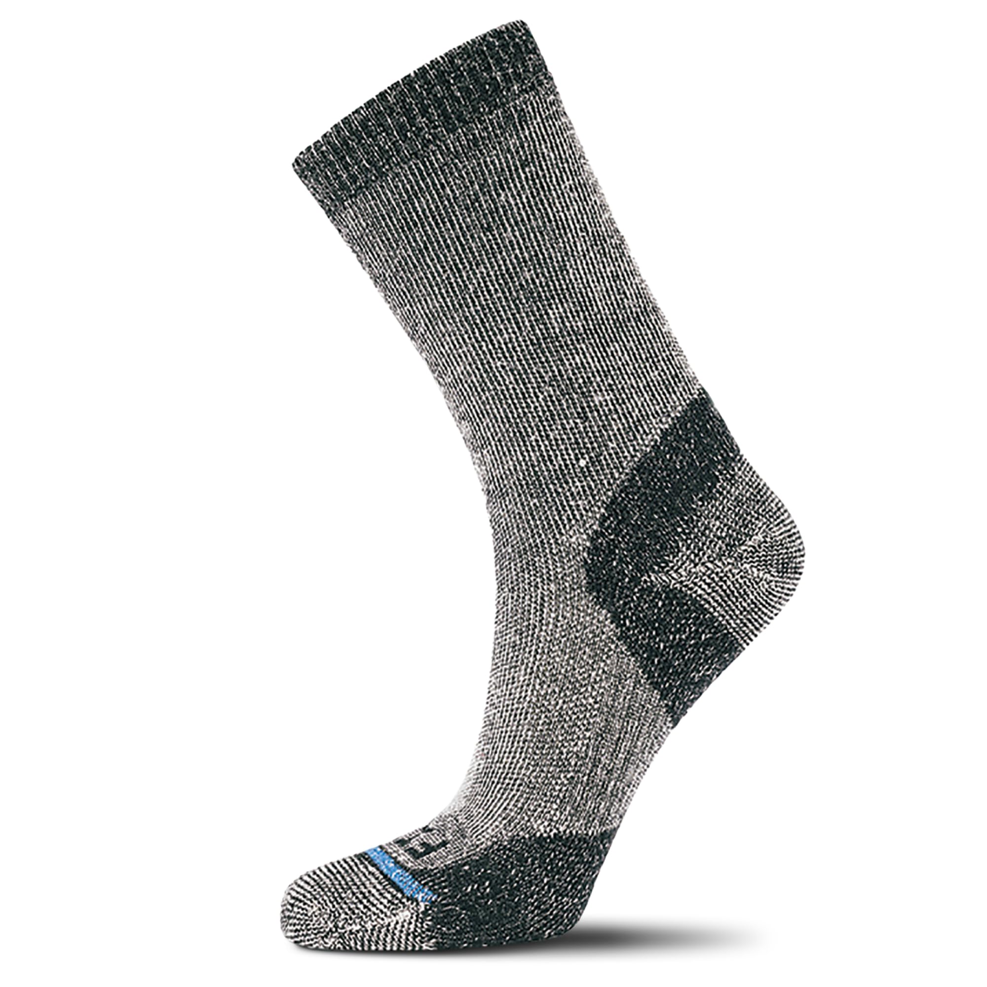 FITS Medium Rugged Crew Socks for Men & Women - Merino Wool, Breathable, Odor-Resistant, Durable Comfort Socks - Perfect for Hiking, Outdoor Activities & Daily Wear