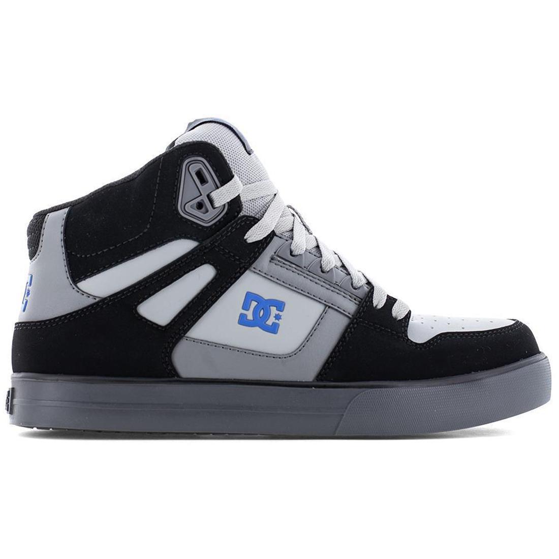 Pure Work Composite Toe Mid‑Cut Boot – Black/Gray/Blue