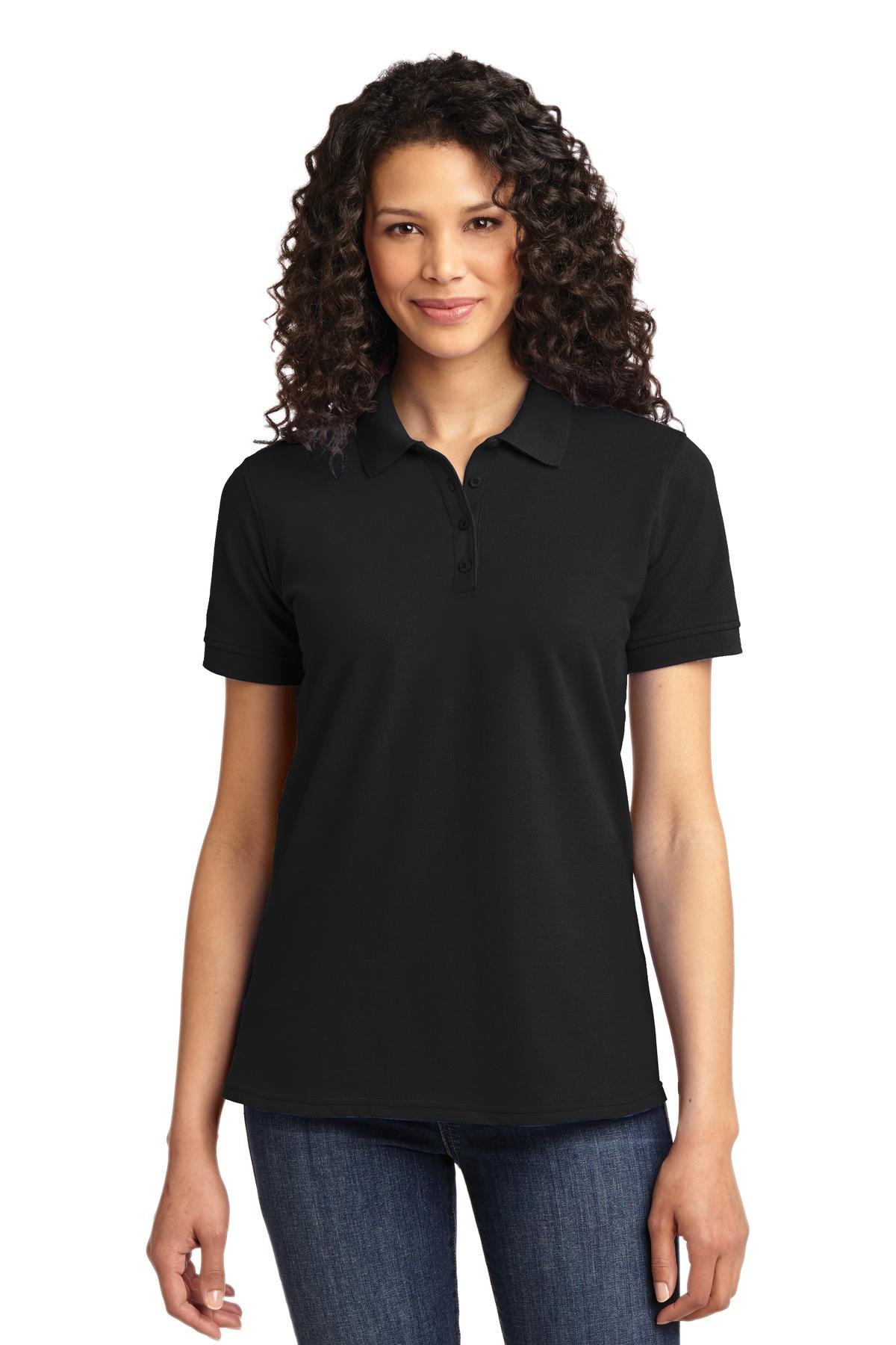 Port & Company Ladies Core Blend Pique Polo Shirt - Comfortable Women's Golf & Casual Wear (LKP155) | Perfect for Office, Sports & Everyday Outfits