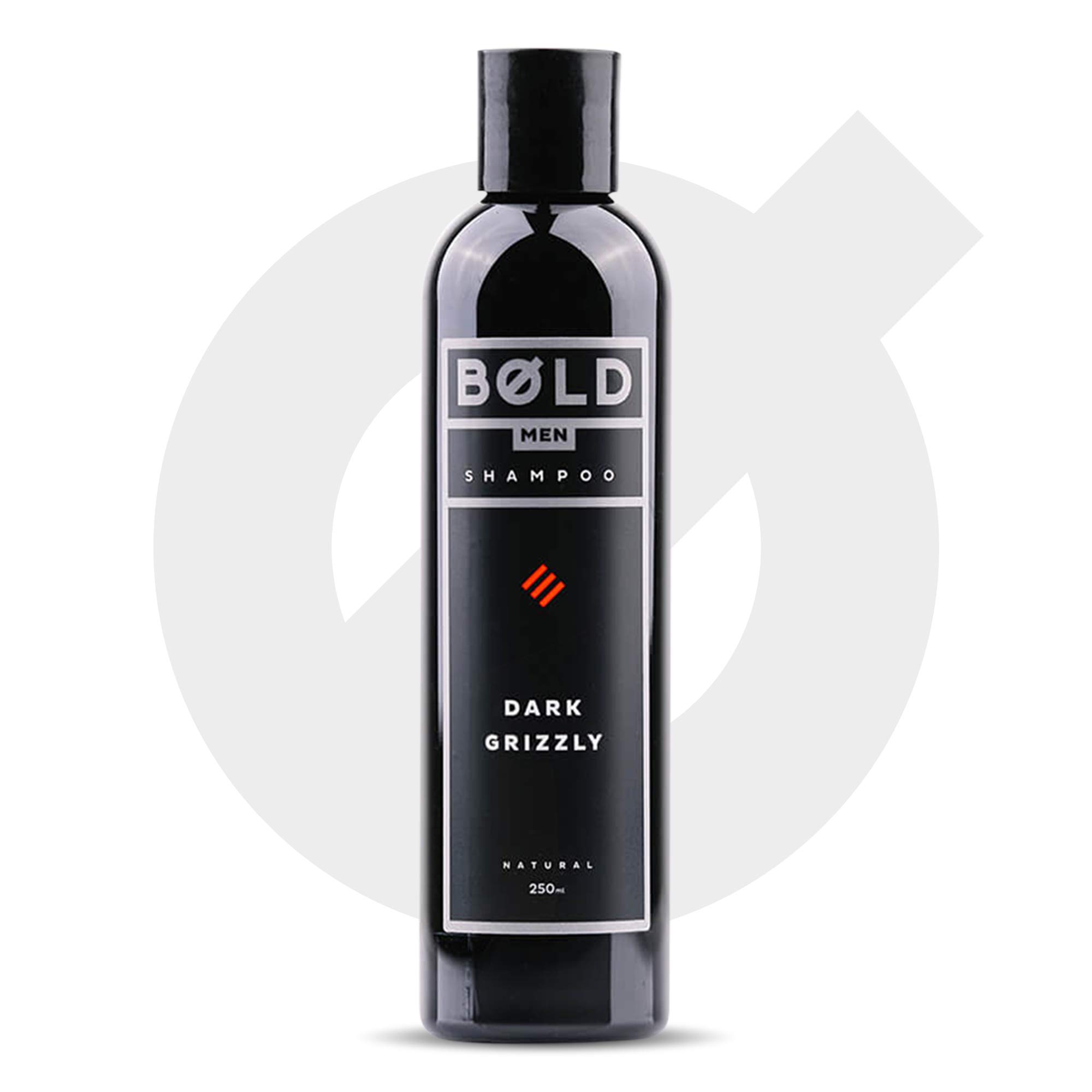 Dark Grizzly Men's Daily Shampoo 250ml - Hydrating & Volumizing Shampoo for Men with Natural Ingredients - Perfect for Daily Hair Care & Styling