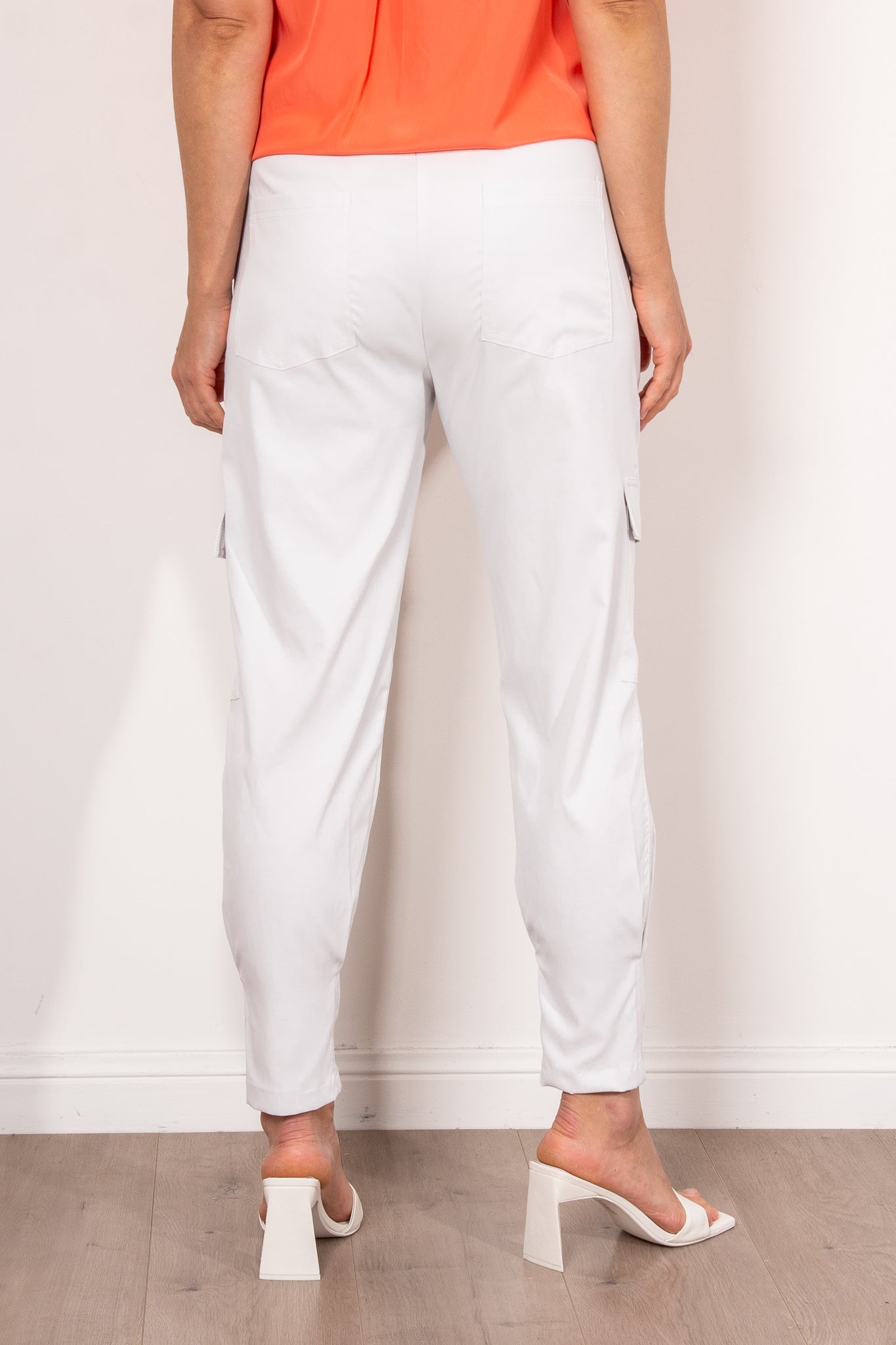 Mela Purdie Active Cargo Stretch Chintz Pants - Comfortable Workout & Travel Joggers for Women - Perfect for Yoga, Gym, and Outdoor Adventures