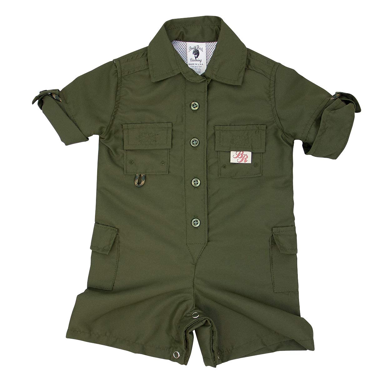 Unisex One Piece Romper Fishing Shirt - Comfortable & Durable Sun Protection Outfit for Men & Women | Perfect for Fishing, Boating, Hiking & Outdoor Adventures