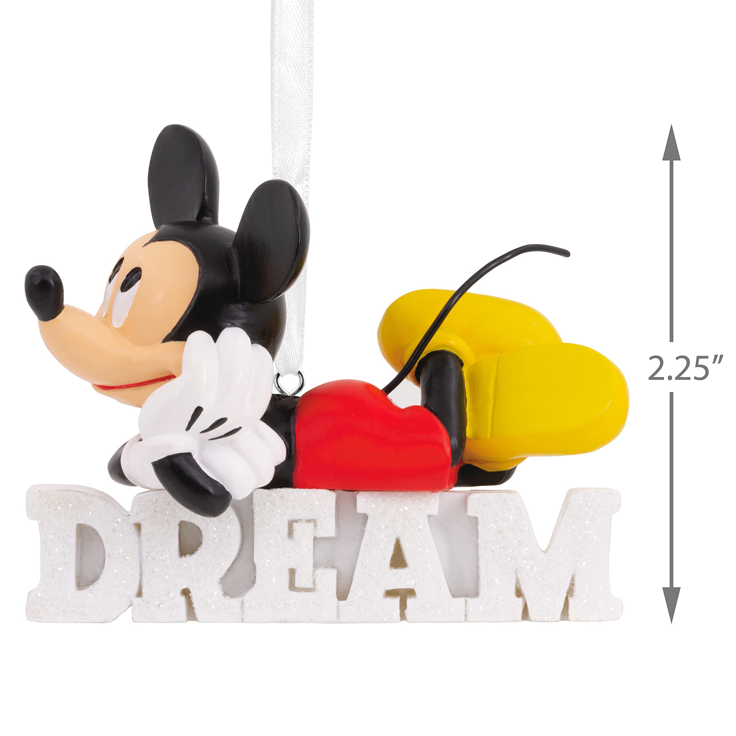 Hallmark Disney Mickey Mouse Dream Christmas Ornament - Collectible Holiday Decor for Tree, Gift, and Festive Home Decorations | Perfect for Christmas, Disney Fans, and Holiday Celebrations