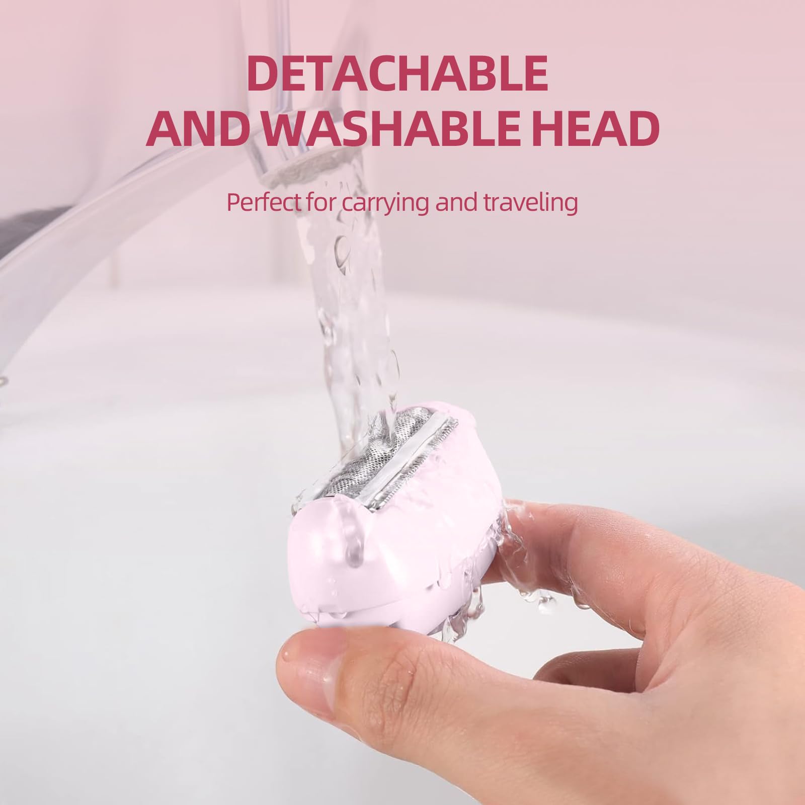 Silky Smooth Women's Electric Shaver - Cordless Wet/Dry Foil Shaver & Bikini Trimmer - Painless Hair Removal for Legs, Underarms & Body - Perfect for Travel, Gym & Quick Touch-ups