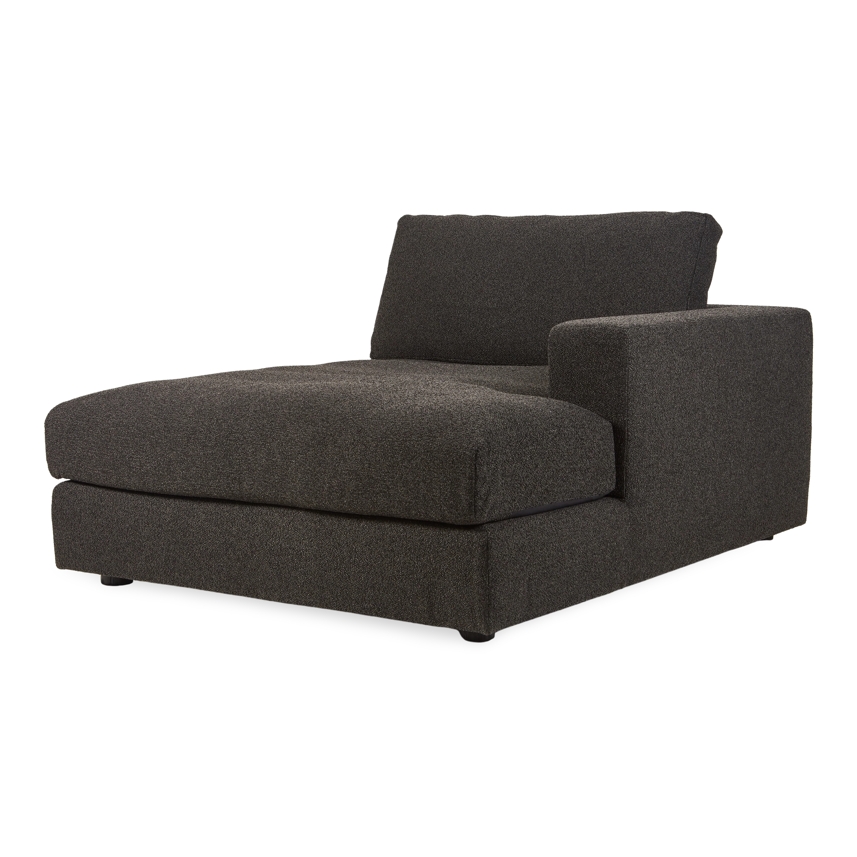 Baja Modular Sectional Sofa - Modern L-Shaped Couch with Reversible Chaise, Soft Fabric Upholstery for Living Room, Family Room & Home Theater