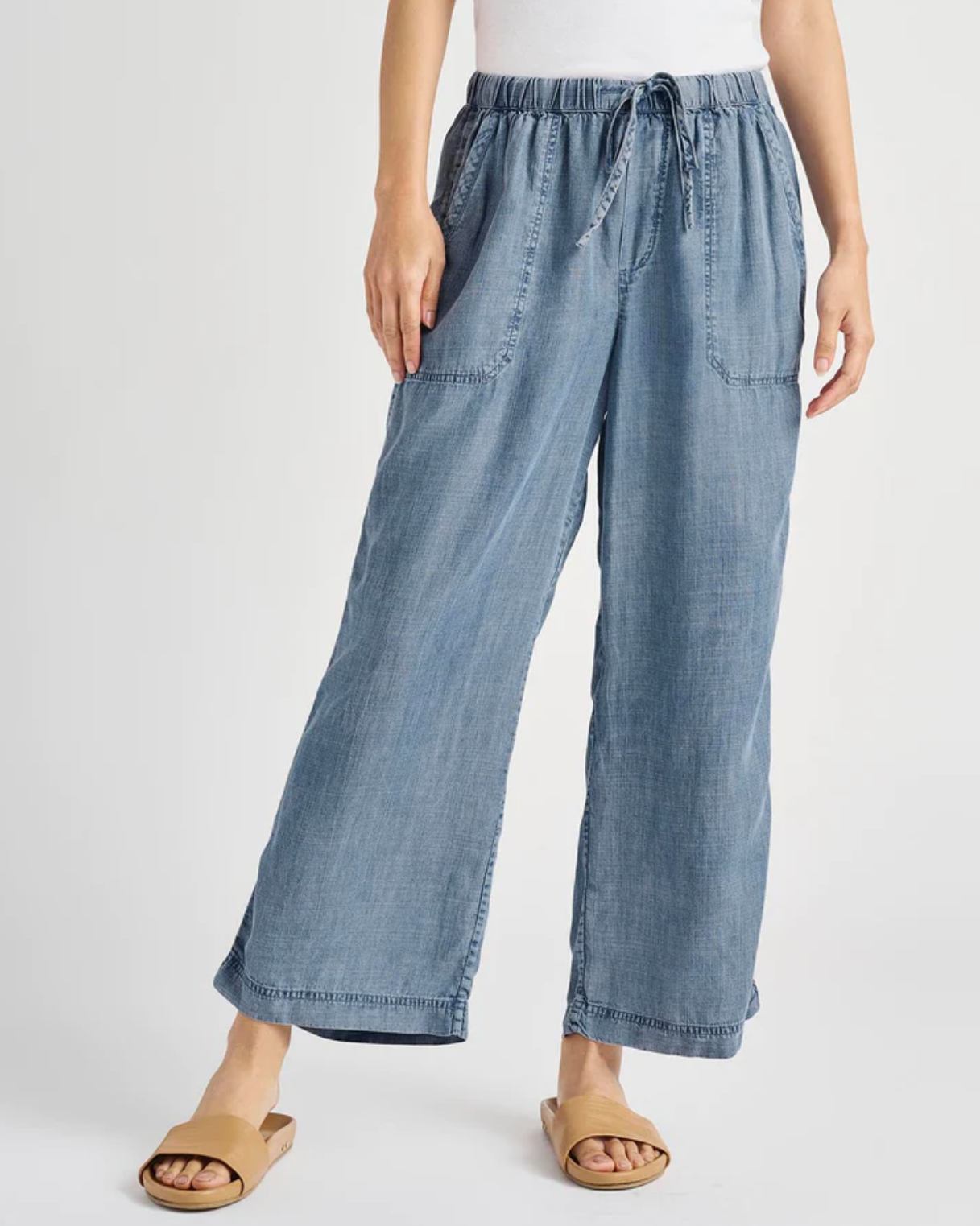 ANGIE INDIGO PANT - Women's High Waisted Denim Jeans for Casual Wear & Everyday Outfits | Perfect for Office, Dating & Weekend Looks