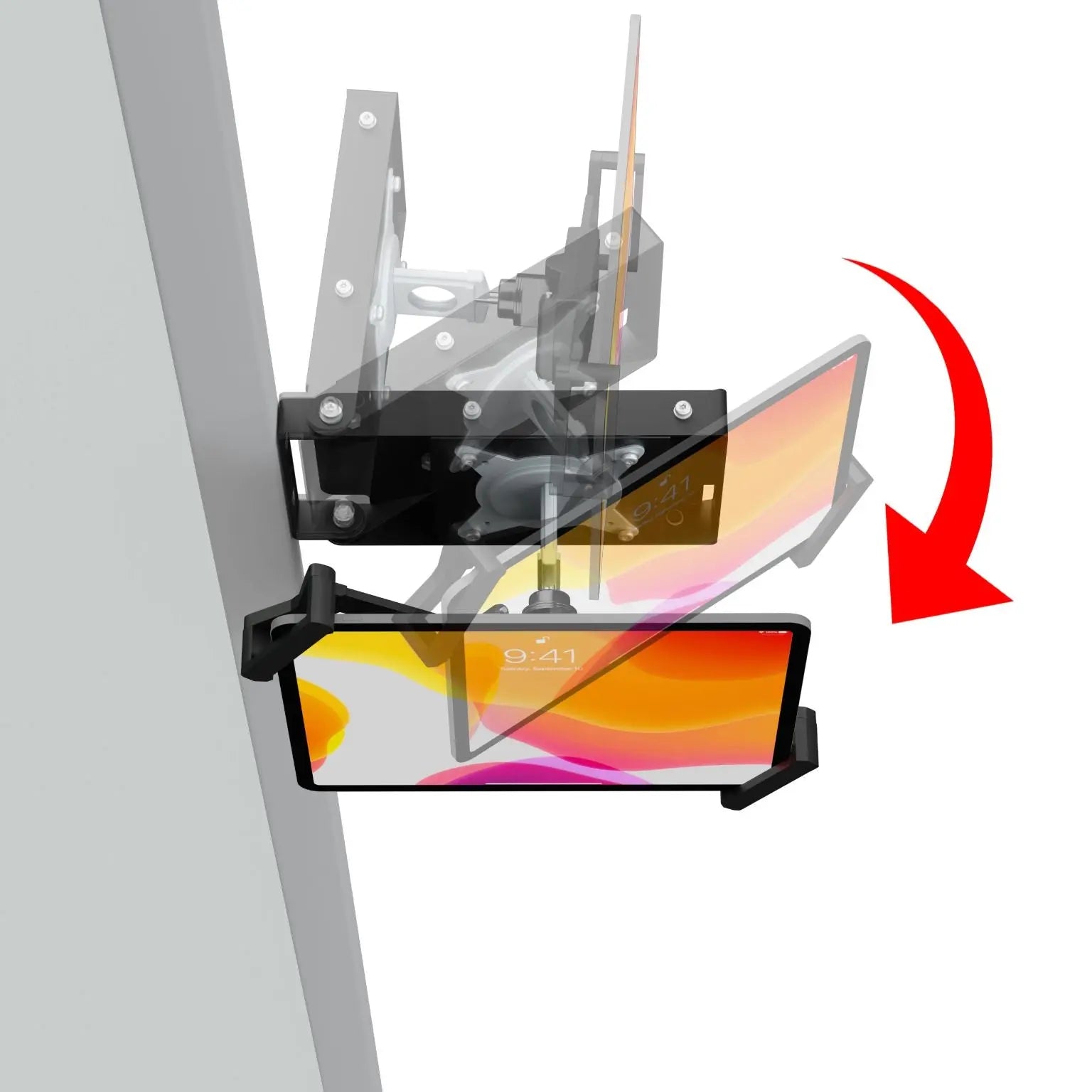 Universal Security Mullion Side Mount - Heavy Duty Door Lock Bracket for Commercial & Residential Use - Ideal for Storefronts, Offices, and Home Security