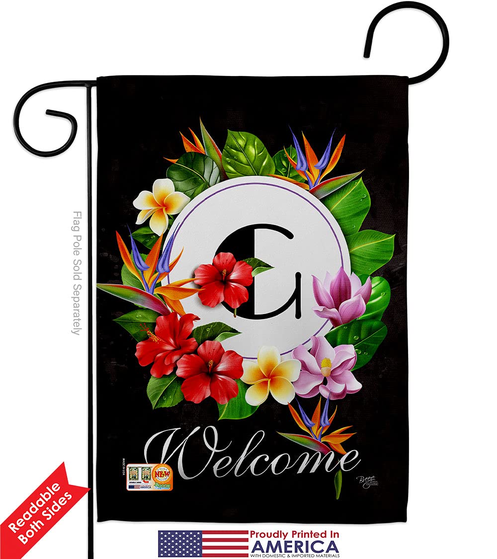 Tropical Garden Flag Set - Sunflower Tulip Rose Decor for Yard & Home