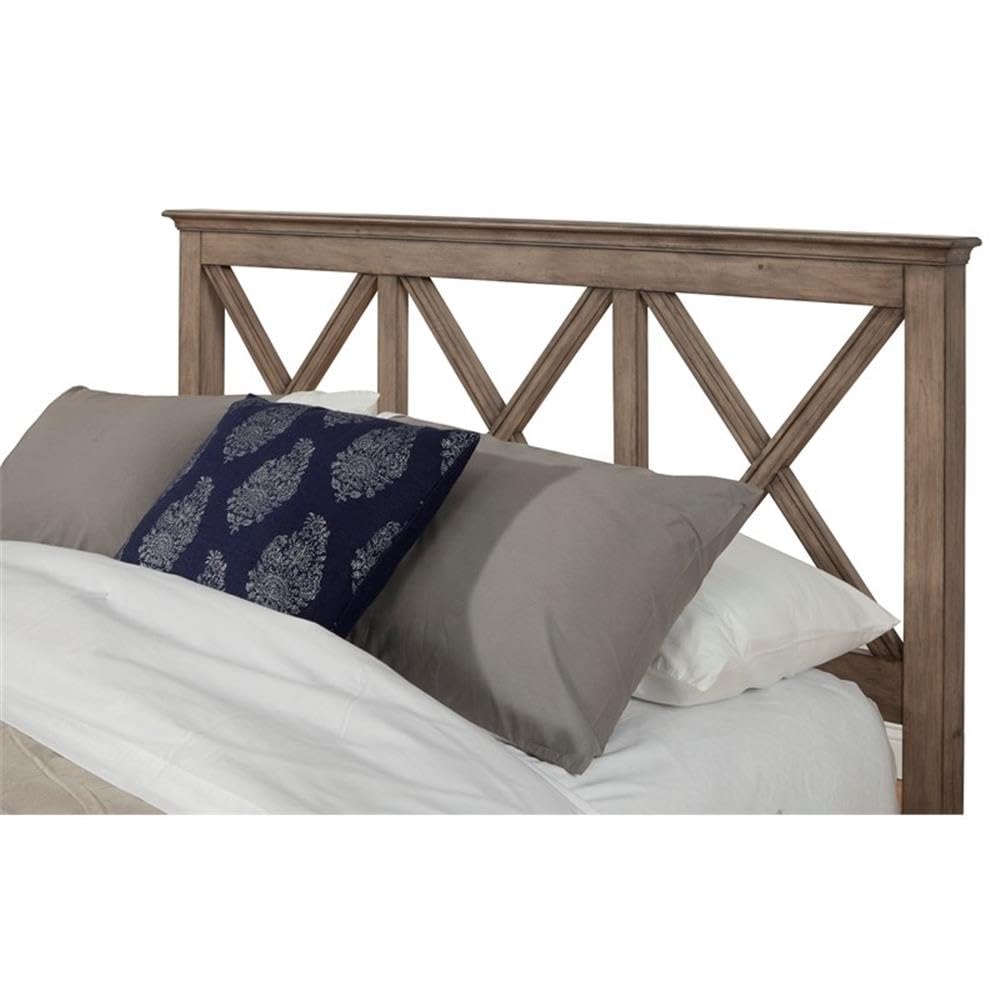 Alpine Furniture Potter Full Size Headboard - Brown Wooden Bed Frame Headboard for Bedroom Decor | Perfect for Master Bedroom, Guest Room & Dormitory