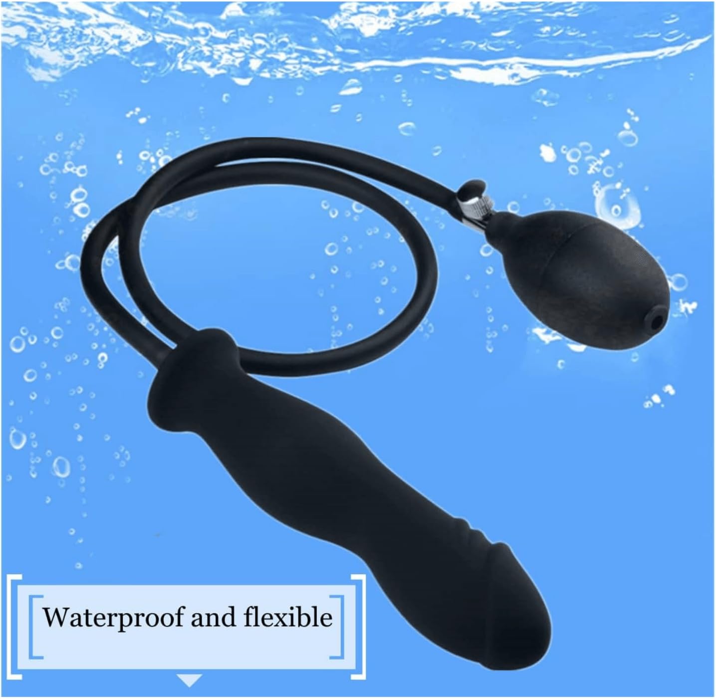 Expandable Inflatable Butt Plug - Detachable Anal Dildo for Adults