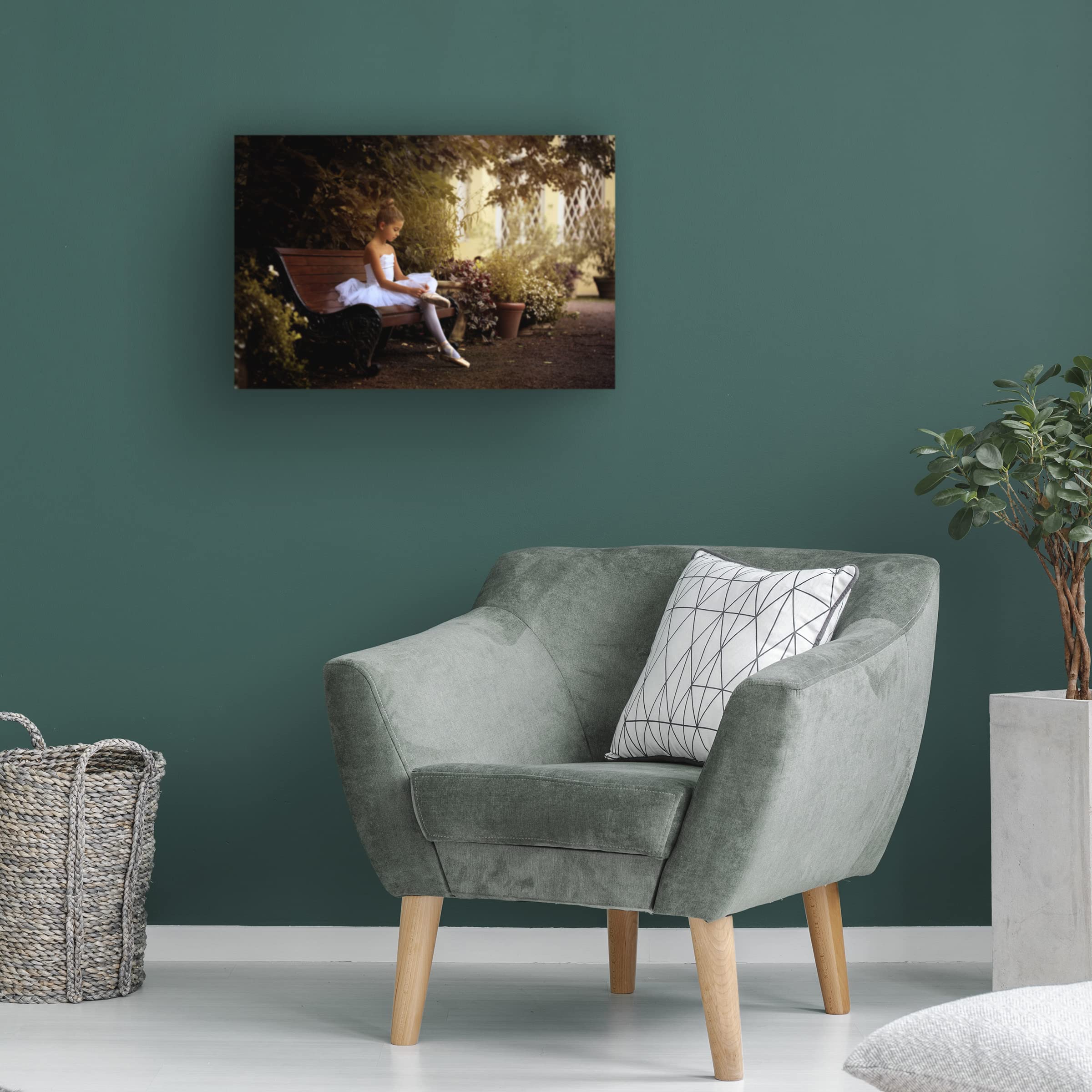 Victoria Ivanova 'The Little Dancer' Canvas Wall Art - Handmade Oil Painting Reproduction for Home & Office Decor - Perfect for Living Room, Bedroom, or Gift