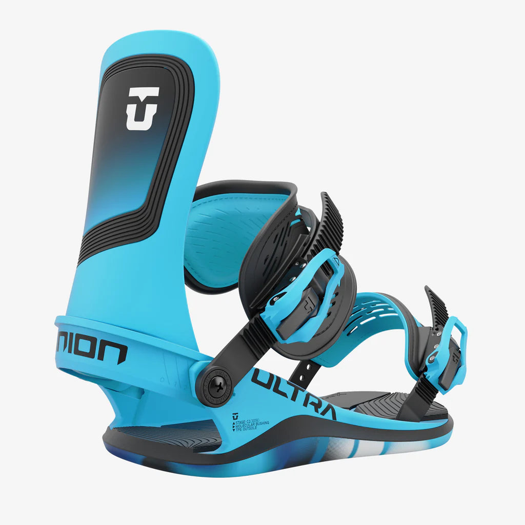 Union Ultra Binding 2025 - Premium Blue Snowboard Bindings for Men & Women | Perfect for All-Mountain Riding & Freestyle Snowboarding