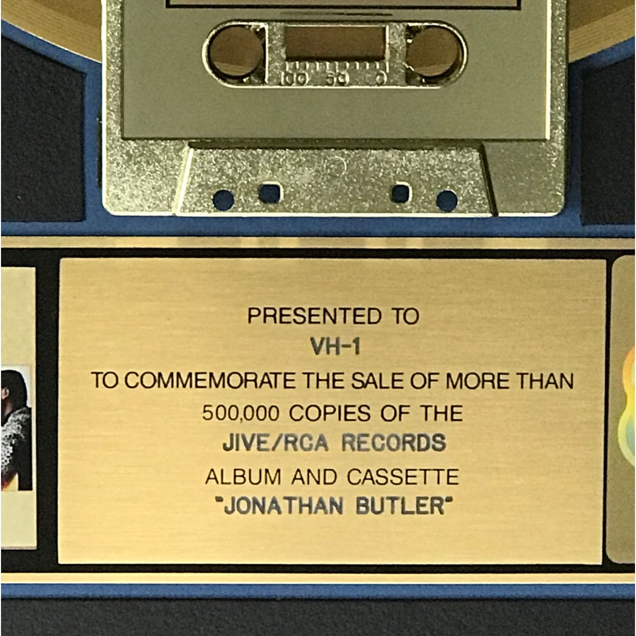 Jonathan Butler Debut RIAA Gold Album Award - Certified Music Collectible for Fans & Memorabilia Enthusiasts - Perfect for Display in Music Rooms, Home Theaters & Collector Showcases